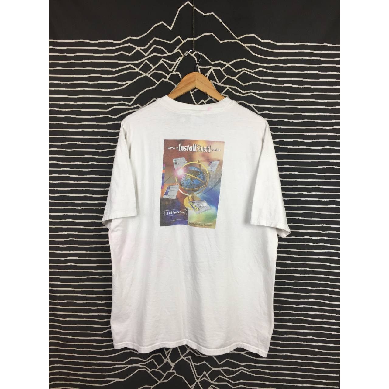 Hanes × Vintage Vtg 00s InstallShield Software It All Start Here TechwearTee Size US XL / EU 56 / 4 - 2 Thumbnail