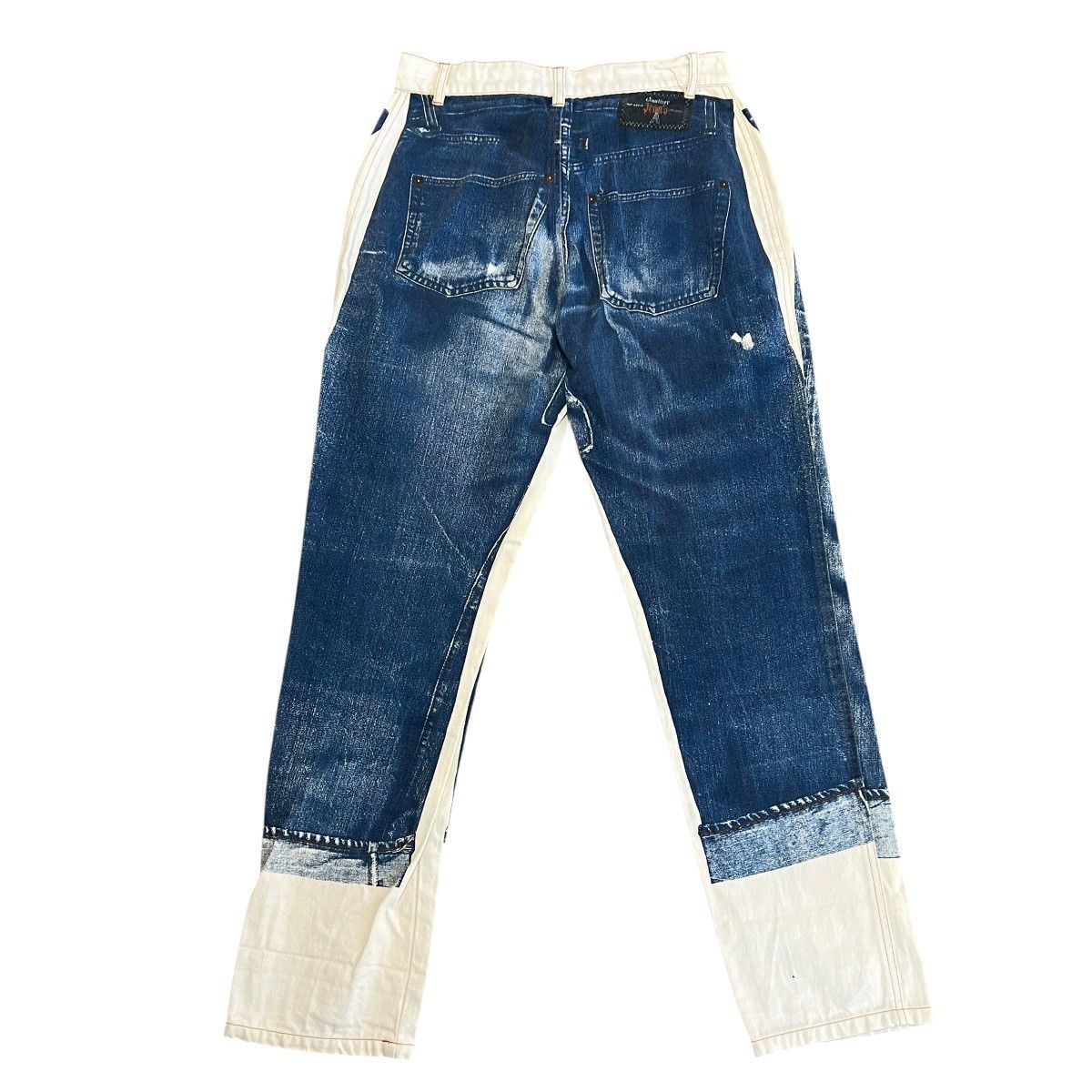 Jean Paul Gaultier Jean Paul GAULTIER Trompe-l'oeil Jeans 40 Size US 29 - 9 Thumbnail