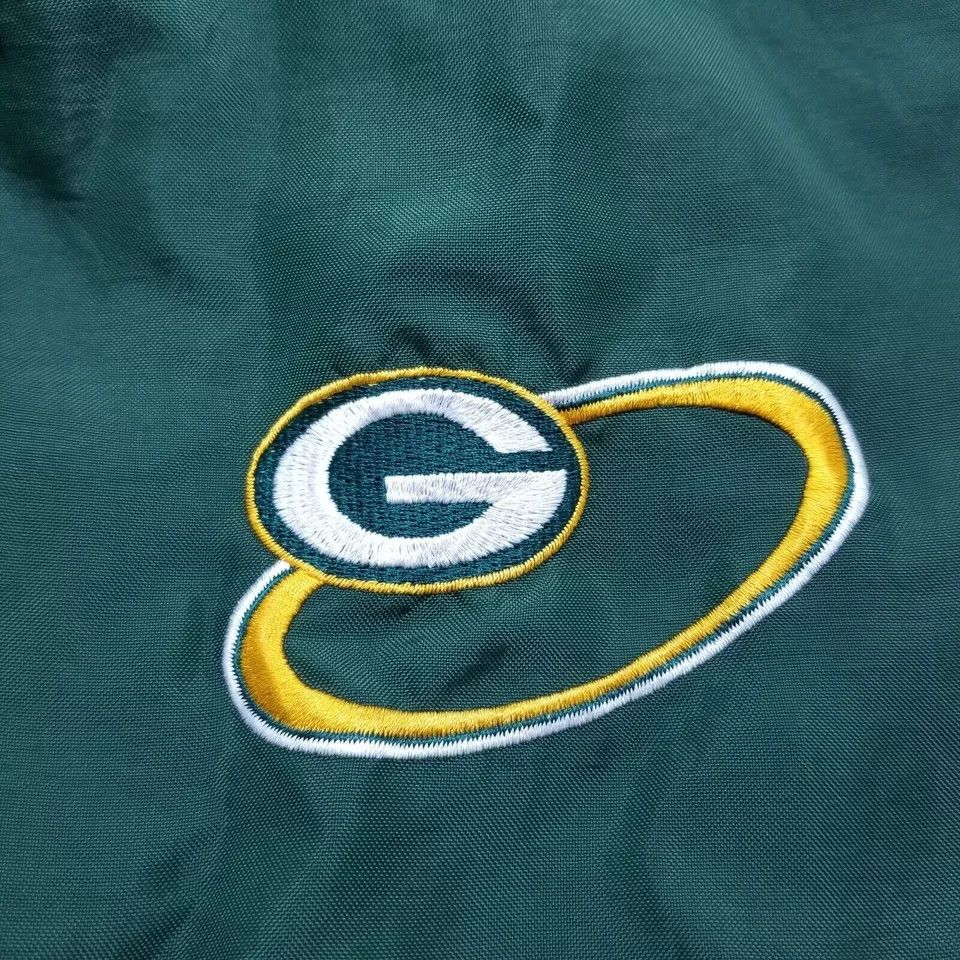 Logo Athletic Vtg Green Bay Packers Jacket Mens Large Zip Embroidered NFL Size US L / EU 52-54 / 3 - 15 Thumbnail