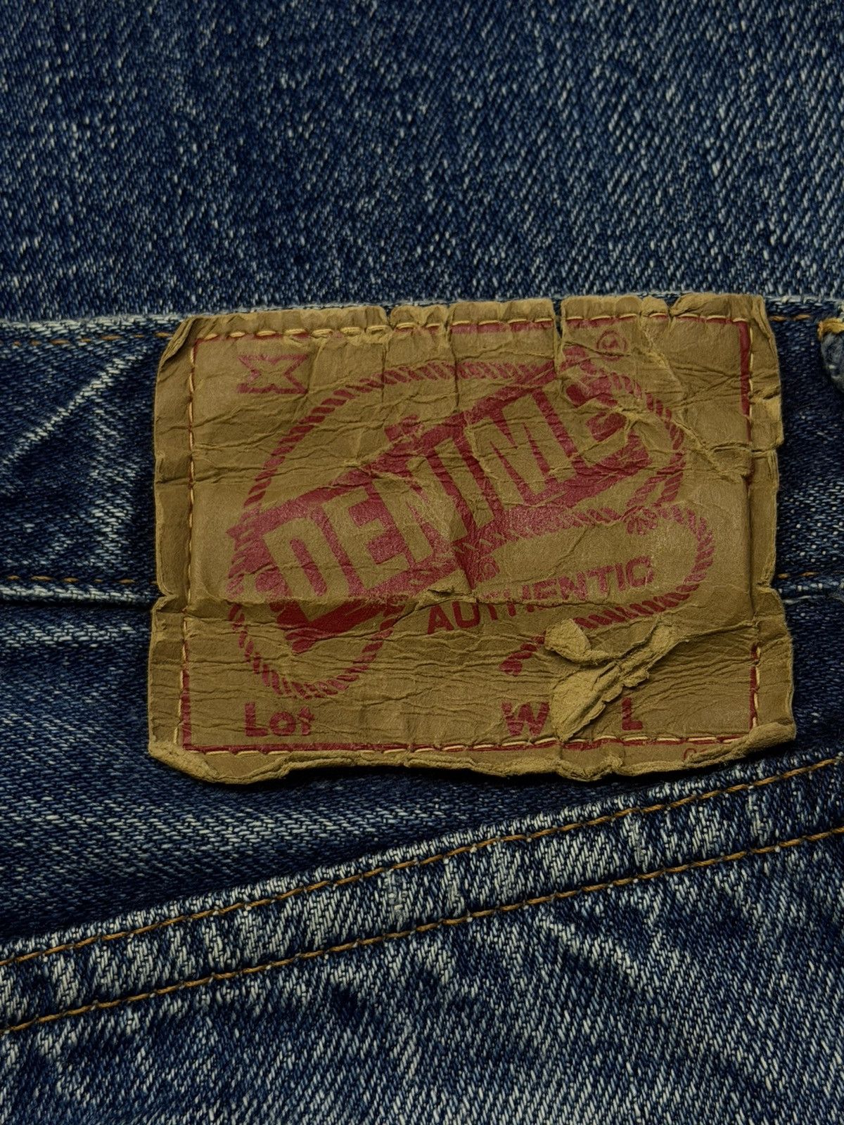 Denime Vintage 90s Denime Lot 221 Japanese Selvedge Denim Jeans W27 Size US 27 - 14 Thumbnail
