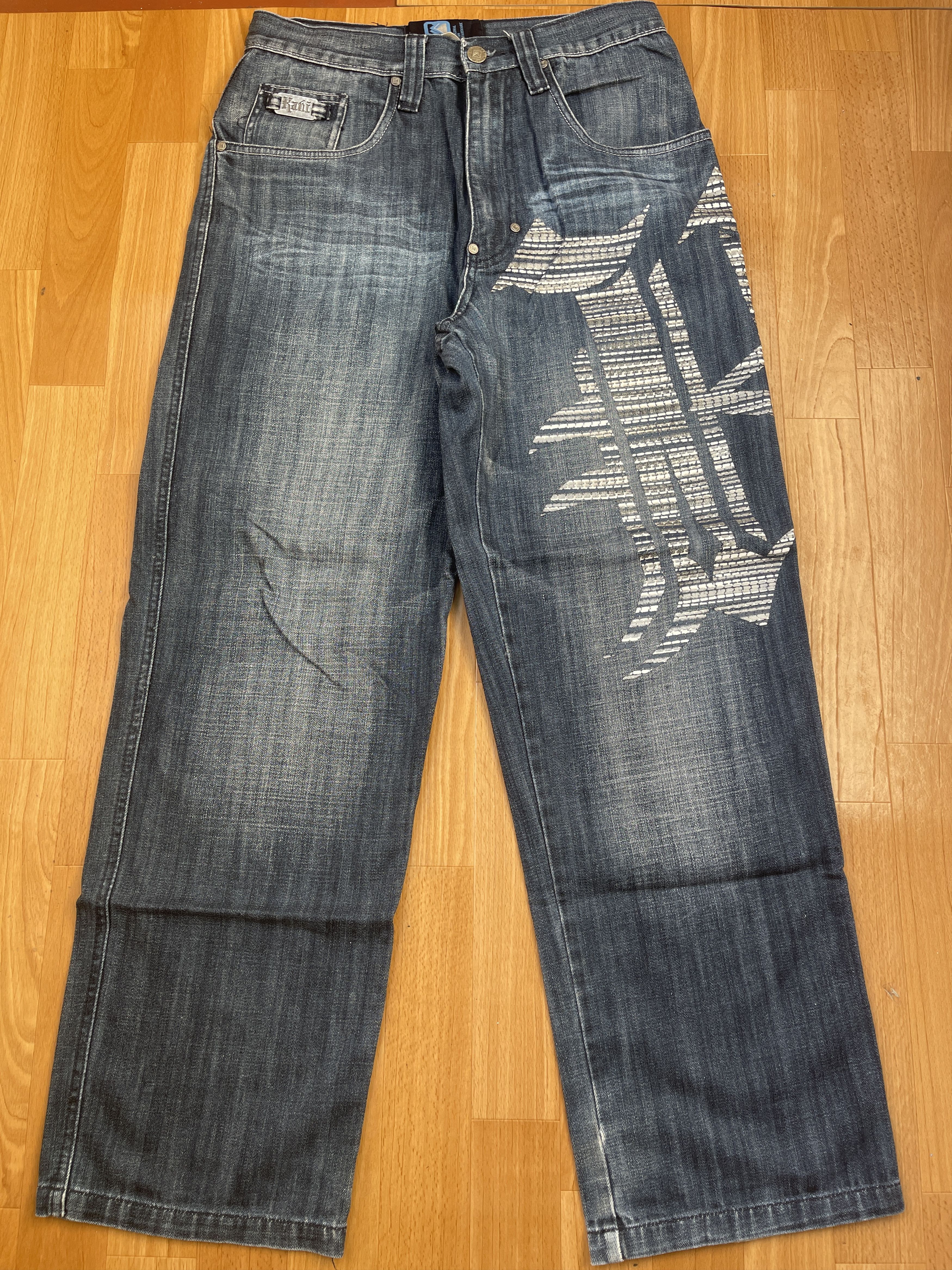 Karl Kani KARL KANI jeans, baggy, vintage Kani jeans, 90s hip hop W 30 Size US 30 / EU 46 - 2 Thumbnail