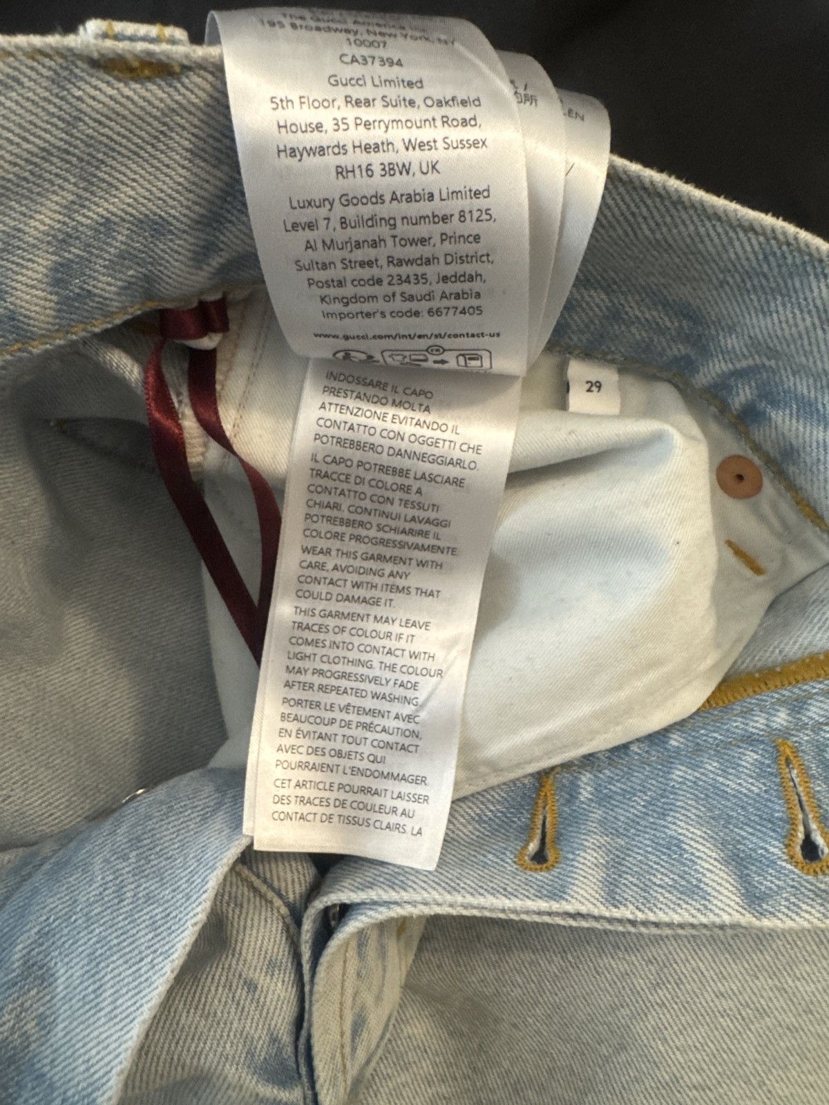 Gucci Gucci logo denim shorts Size US 29 - 9 Thumbnail