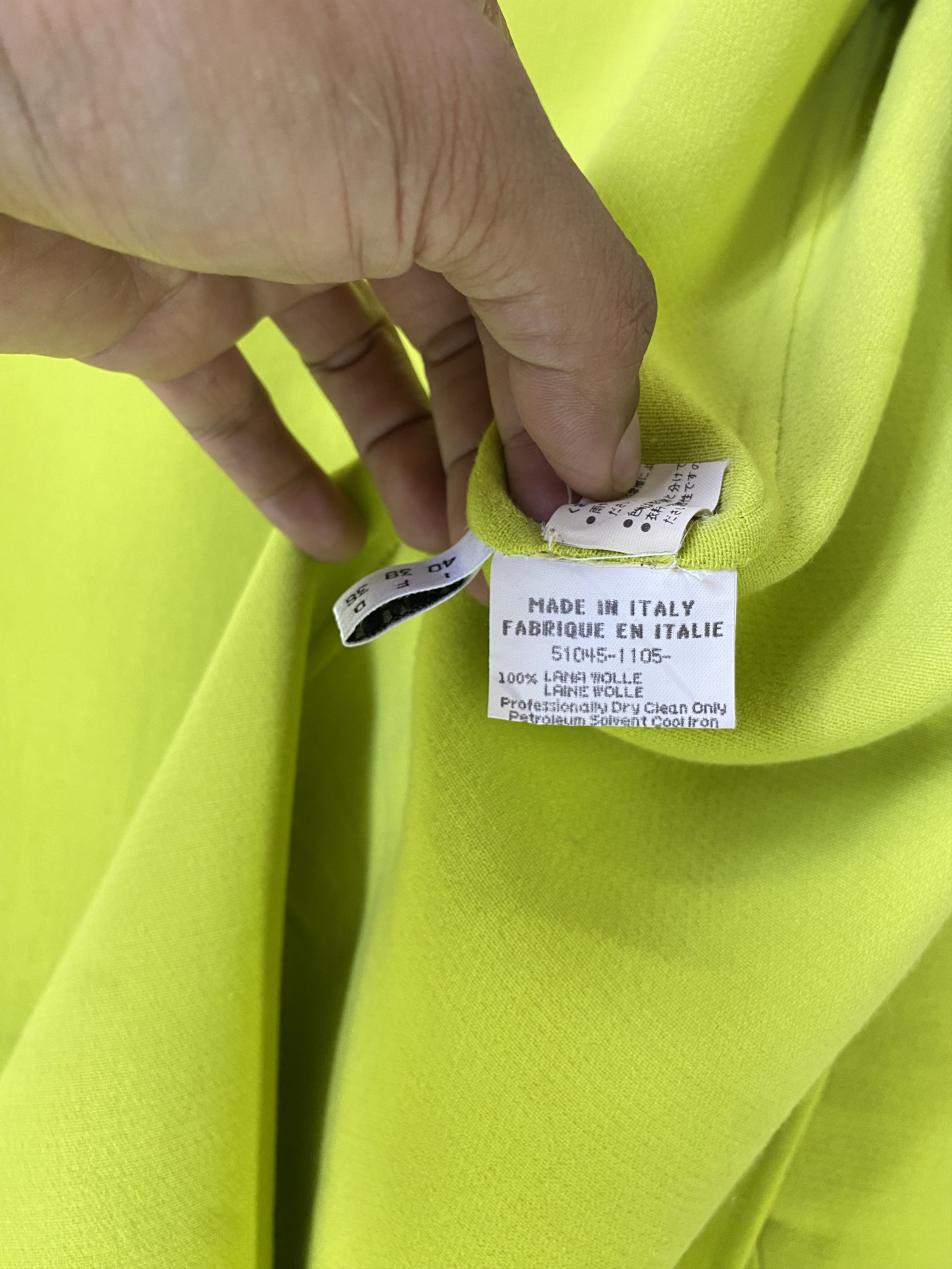 Designer Genny wool wrap coat Size S / US 4 / IT 40 - 9 Thumbnail