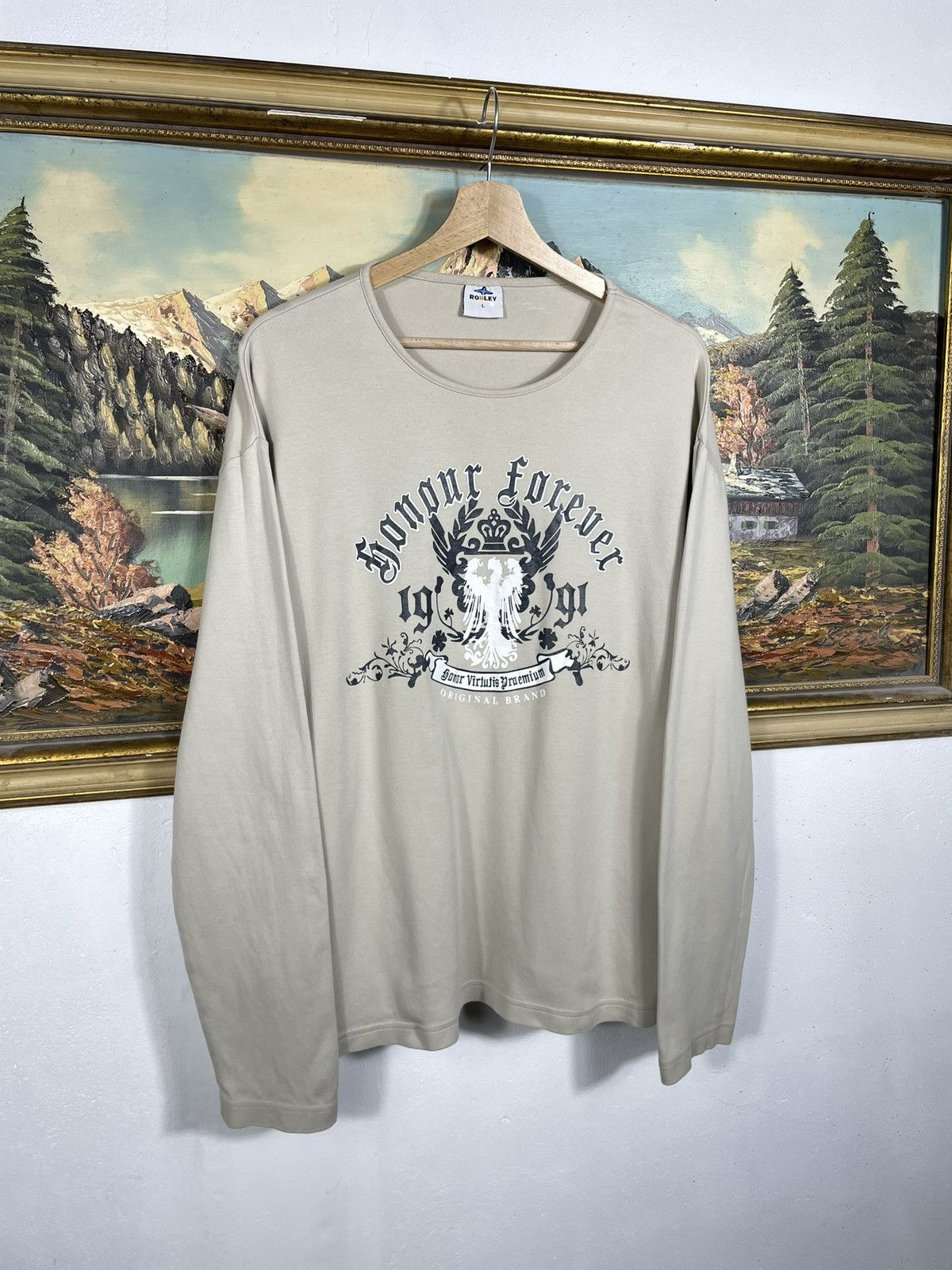 Affliction × Vintage Vintage Y2k Longsleeve Avant Garde Tribal Affliction Cyber Size US L / EU 52-54 / 3 - 3 Thumbnail