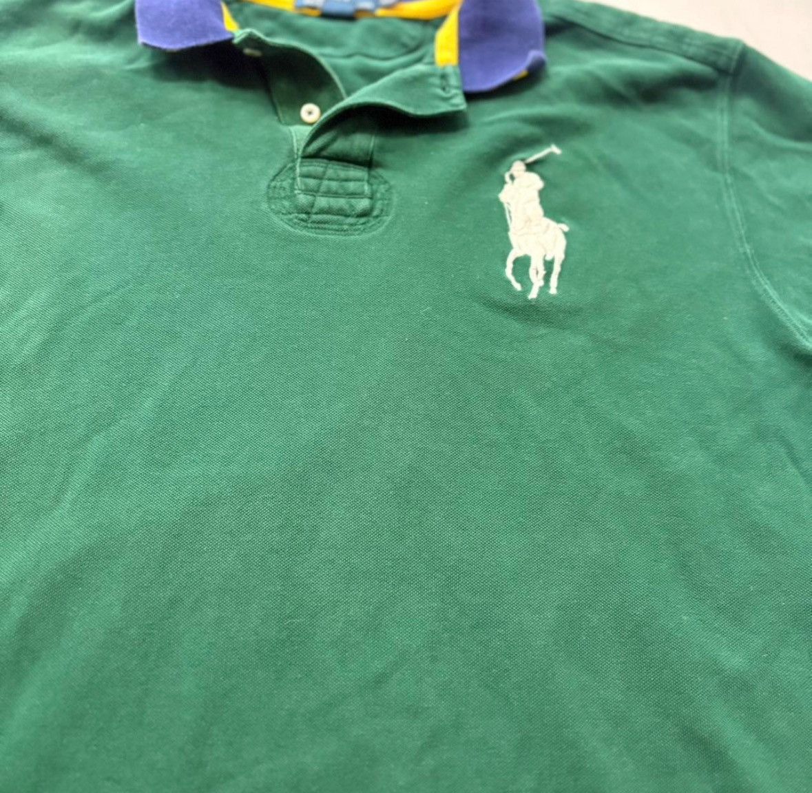 Polo Ralph Lauren Vintage Polo Ralph Lauren Big Pony Polo Shirt XXL Size US XXL / EU 58 / 5 - 2 Thumbnail