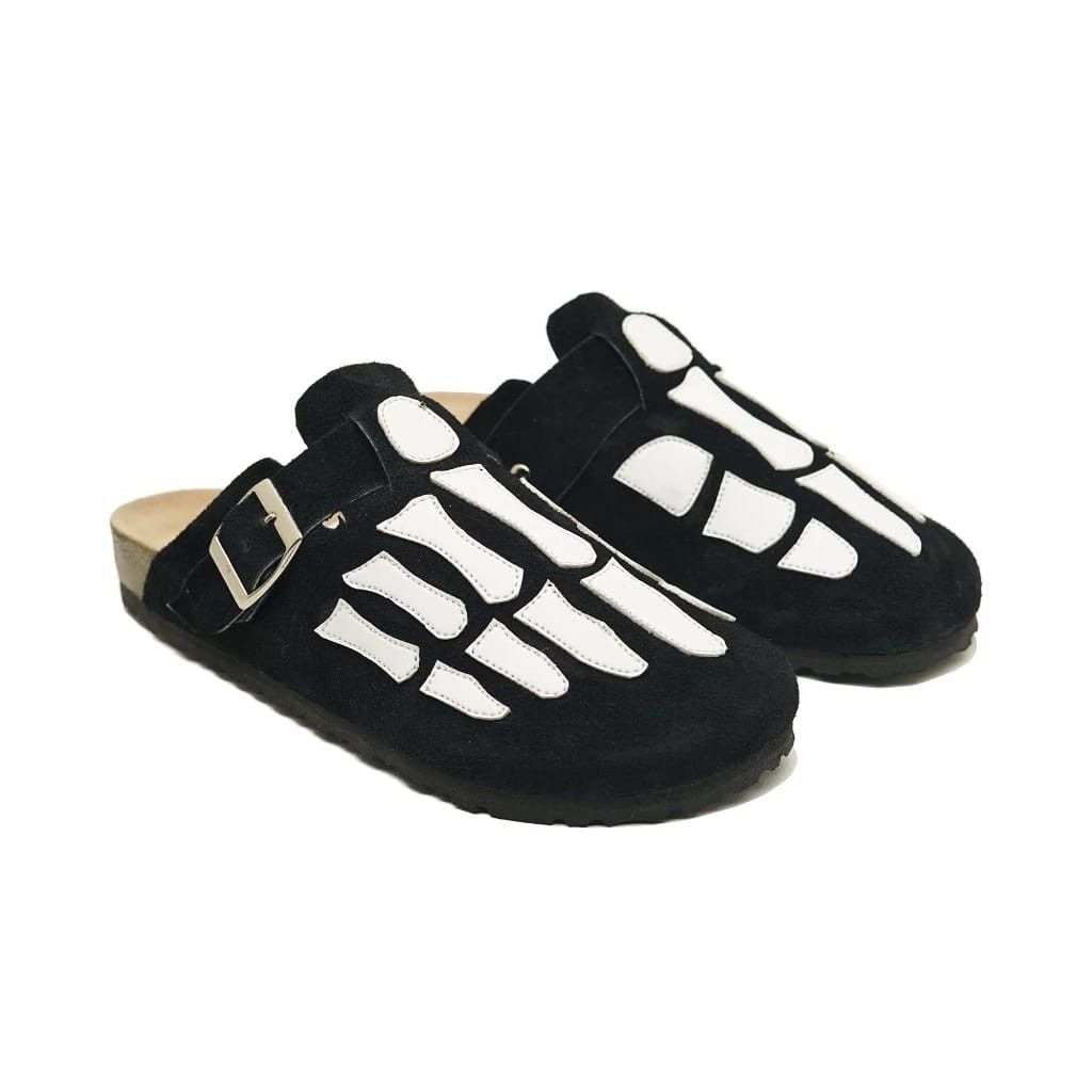 Genuine Leather Loxusdrip - Fresco Skull Clog Slips Size US 10 / EU 43 - 1 Thumbnail