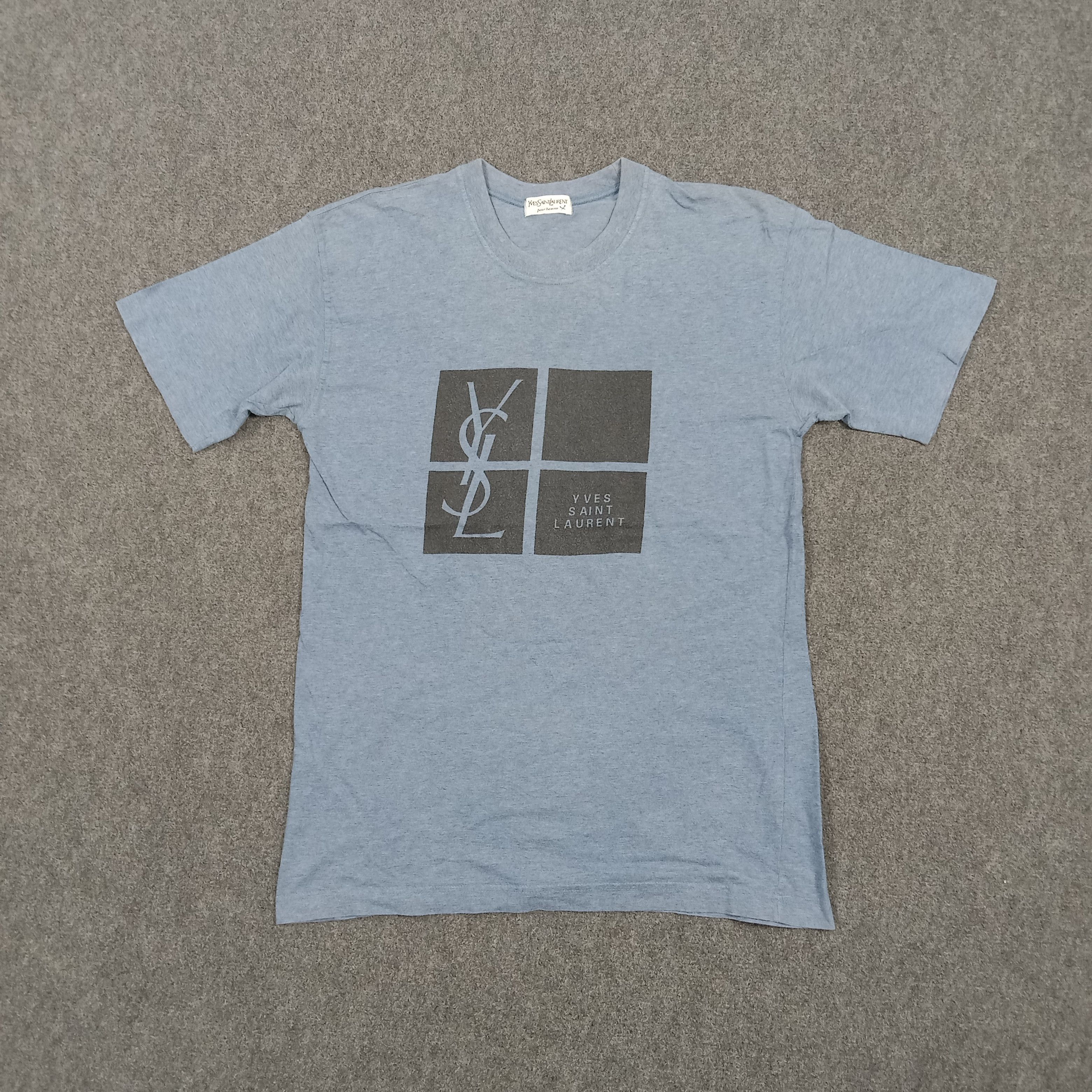 Yves Saint Laurent Yves Saint Laurent YSL Designer Tshirt C294N15 Size US S / EU 44-46 / 1 - 1 Thumbnail