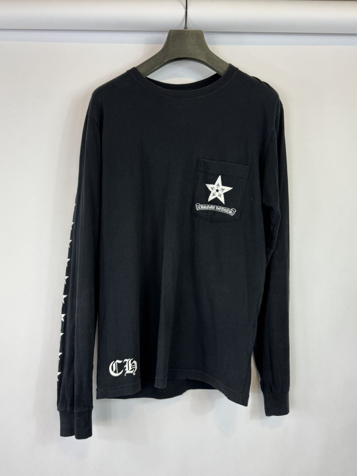 Chrome Hearts Star L/S Tシャツ Chrome Hearts - CHROME HEARTS クロムハーツ STAR L/S Tee