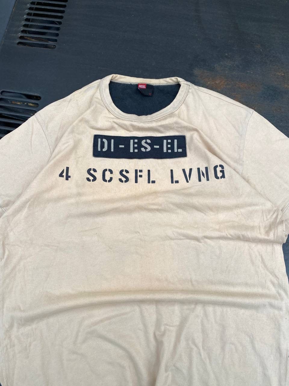 Diesel × Japanese Brand Diesel vintage distressed denim t shirt Size US L / EU 52-54 / 3 - 4 Thumbnail