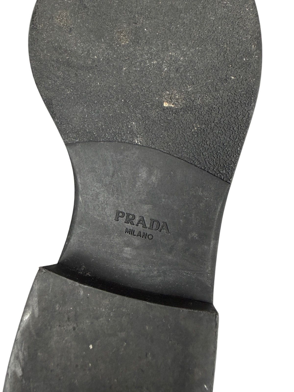 Prada Prada Loafers Black Leather Triangle Logo Size 38 Size US 8 / IT 38 - 10 Thumbnail