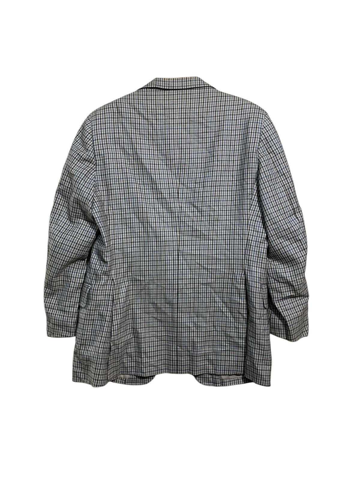 Burberry 🔥VTG BURBERRYS GINGHAM CHECKERED BLAZER COAT Size US M / EU 48-50 / 2 - 4 Thumbnail