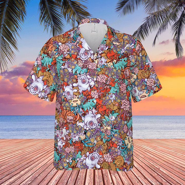 Other CHIBI DND MONSTERS HAWAIIAN SHIRT Size US L / EU 52-54 / 3 - 3 Thumbnail