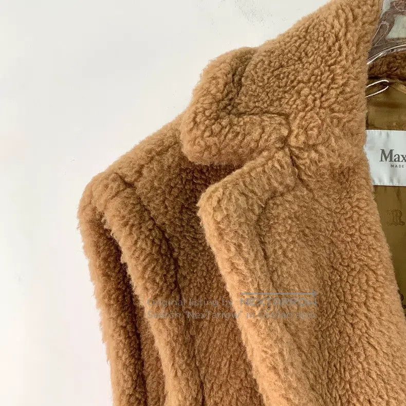 Max Mara Max Mara Dark Brown Teddy Camel Hair Reversible Double Bre Size M / US 6-8 / IT 42-44 - 3 Thumbnail