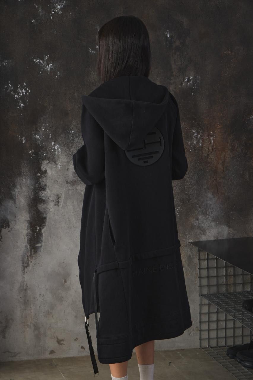 La Haine Inside Us LA HAINE INSIDE US Minimalist Paneled Zip Hooded Long Parka Size US M / EU 48-50 / 2 - 3 Thumbnail