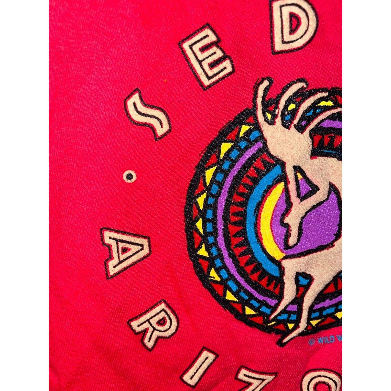 Vintage Vintage Sedona Arizona Shirt Aboriginal Red Tee VTG 90s L Size US L / EU 52-54 / 3 - 4 Thumbnail
