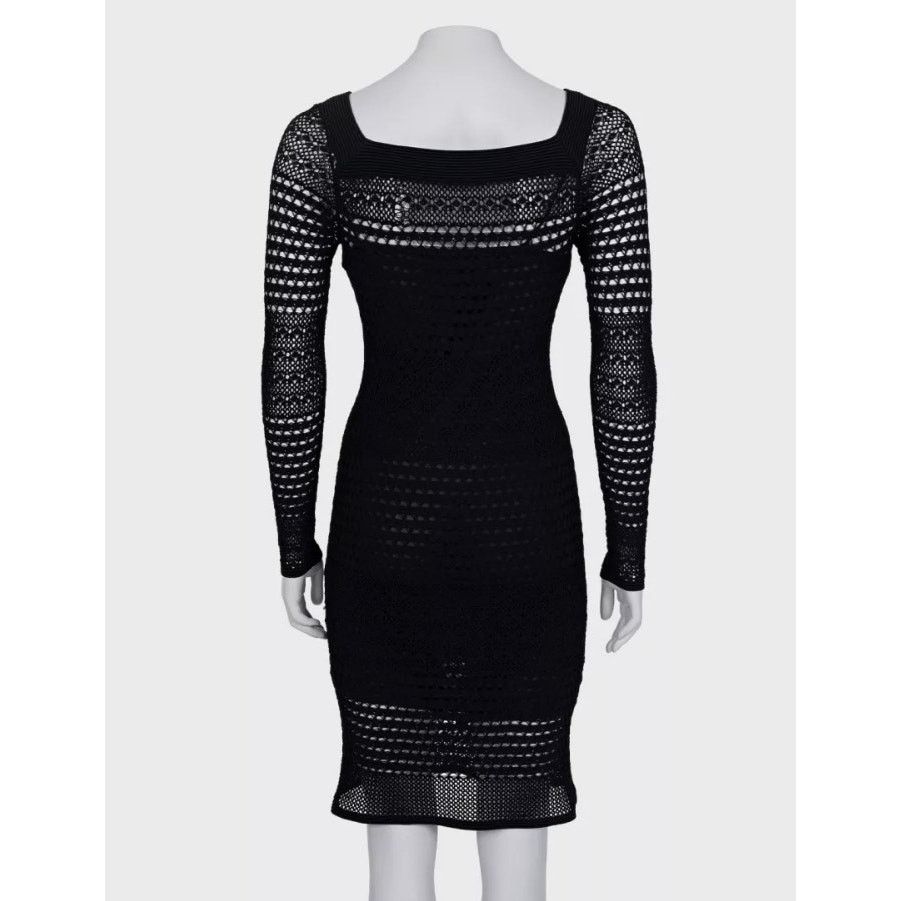 Tom Ford Tom Ford Black Knitted Dress - Size S Size S / US 4 / IT 40 - 3 Thumbnail