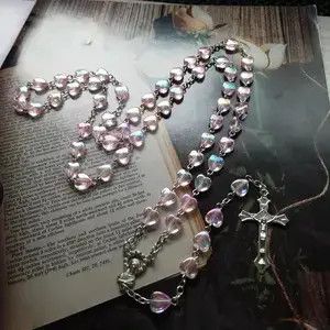 Jewelry Saint Benedict Rosary Necklace Chain Catholic Church Jesus Size ONE SIZE - 3 Thumbnail