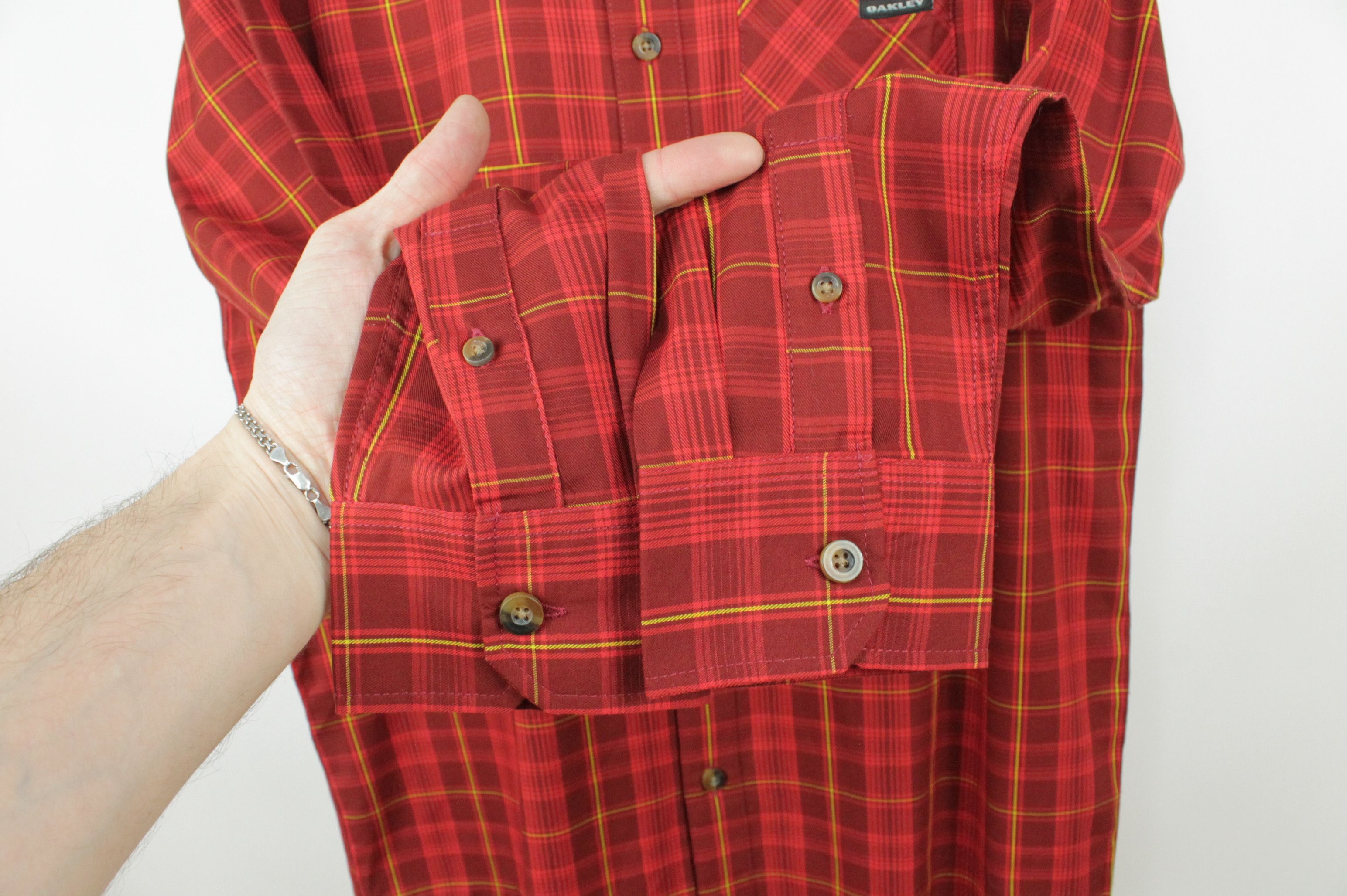 Oakley Oakley Regular Fit Heritage Plaid Casual Shirt Men's Size US S / EU 44-46 / 1 - 5 Thumbnail