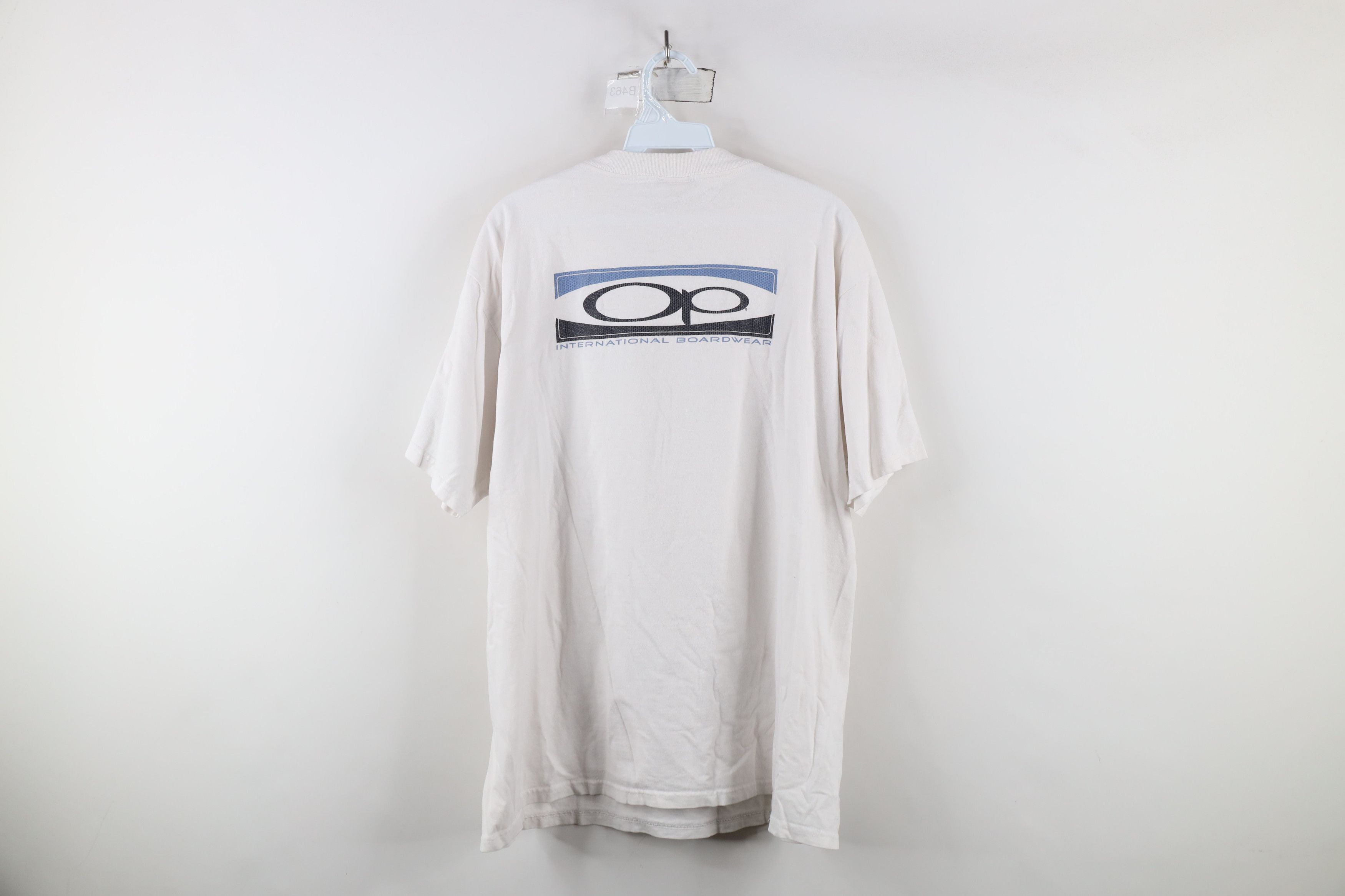 Ocean Pacific × Vintage Vintage 90s Ocean Pacific OP Center Logo Surfing T-Shirt Size US L / EU 52-54 / 3 - 10 Thumbnail