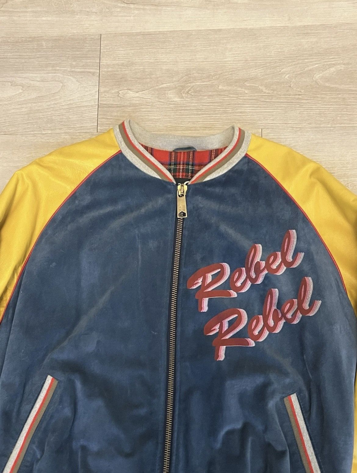 Dolce & Gabbana Early 2000s ‘Dolce & Gabbana’ Rebel Leather Bomber Size US L / EU 52-54 / 3 - 2 Thumbnail