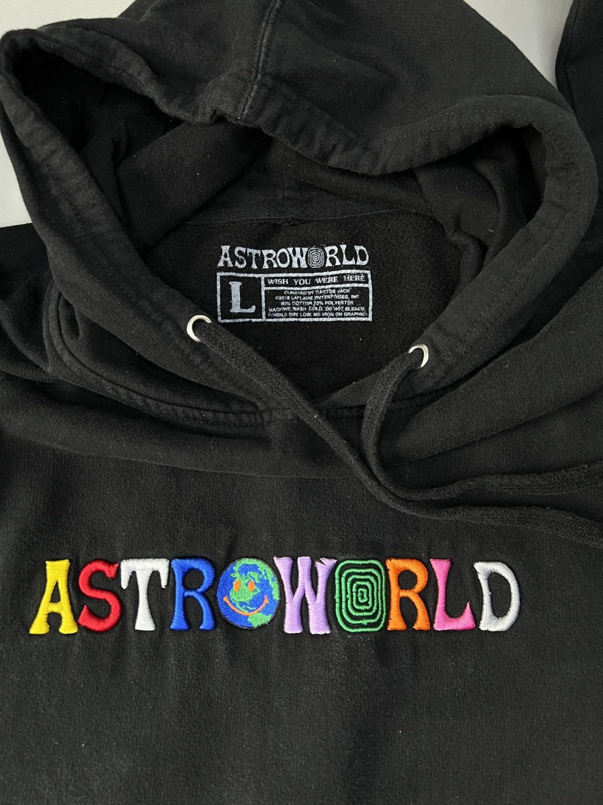 Travis Scott Travis Scott Astroworld Wish You Were Here Embroid Hoodie L Size US L / EU 52-54 / 3 - 4 Thumbnail