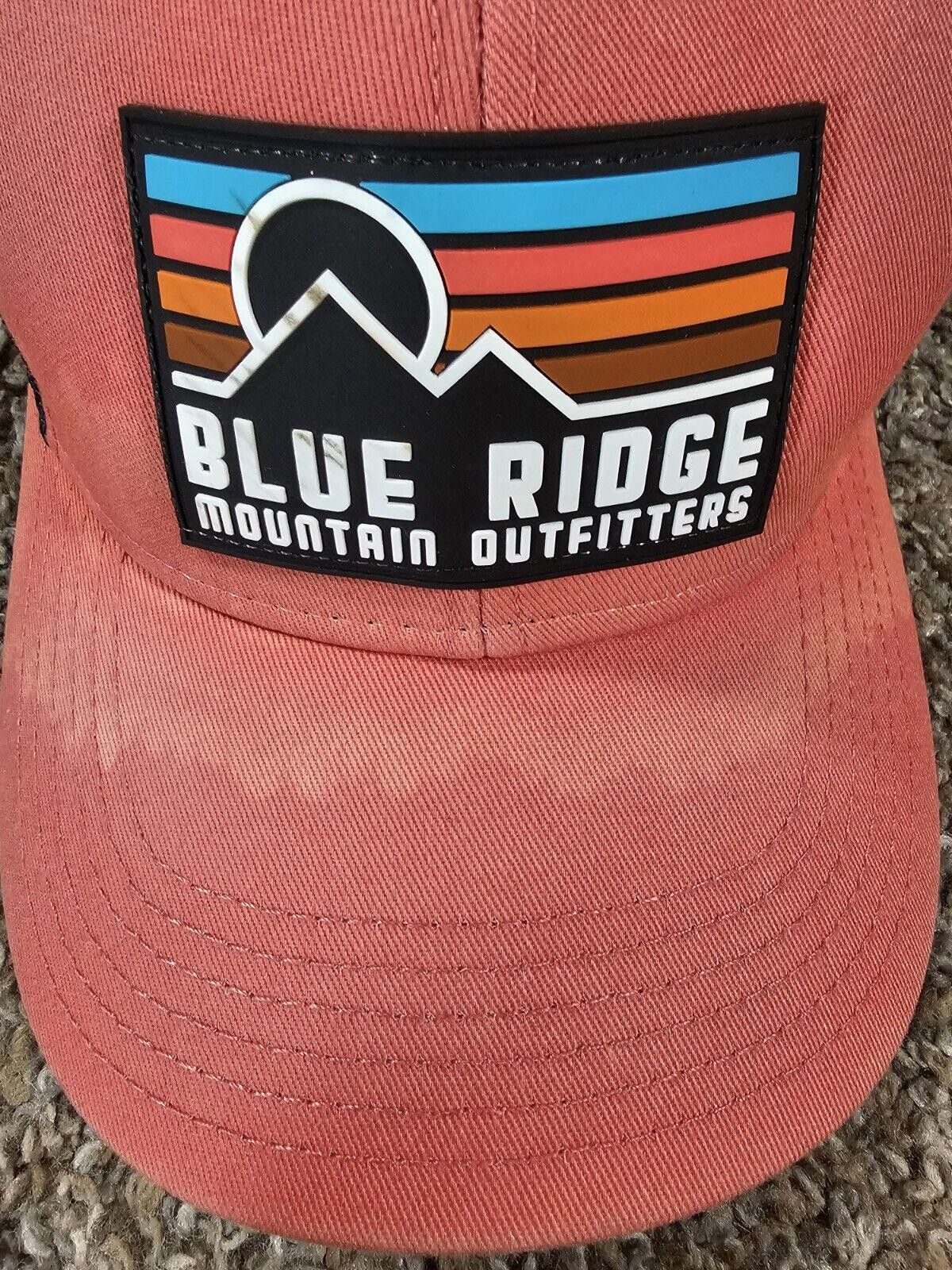 Our Legacy Blue Ridge Mountain Outfitters Snapback Hat Salmon Blue Mesh Size ONE SIZE - 3 Thumbnail