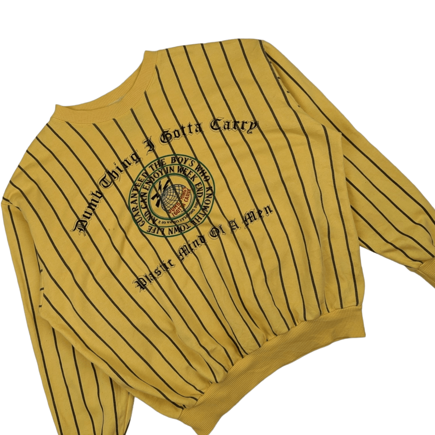 Japanese Brand Vintage Japan DUDE SWOOPLEX Striped Jumper Sweatshirt Size US XL / EU 56 / 4 - 2 Thumbnail