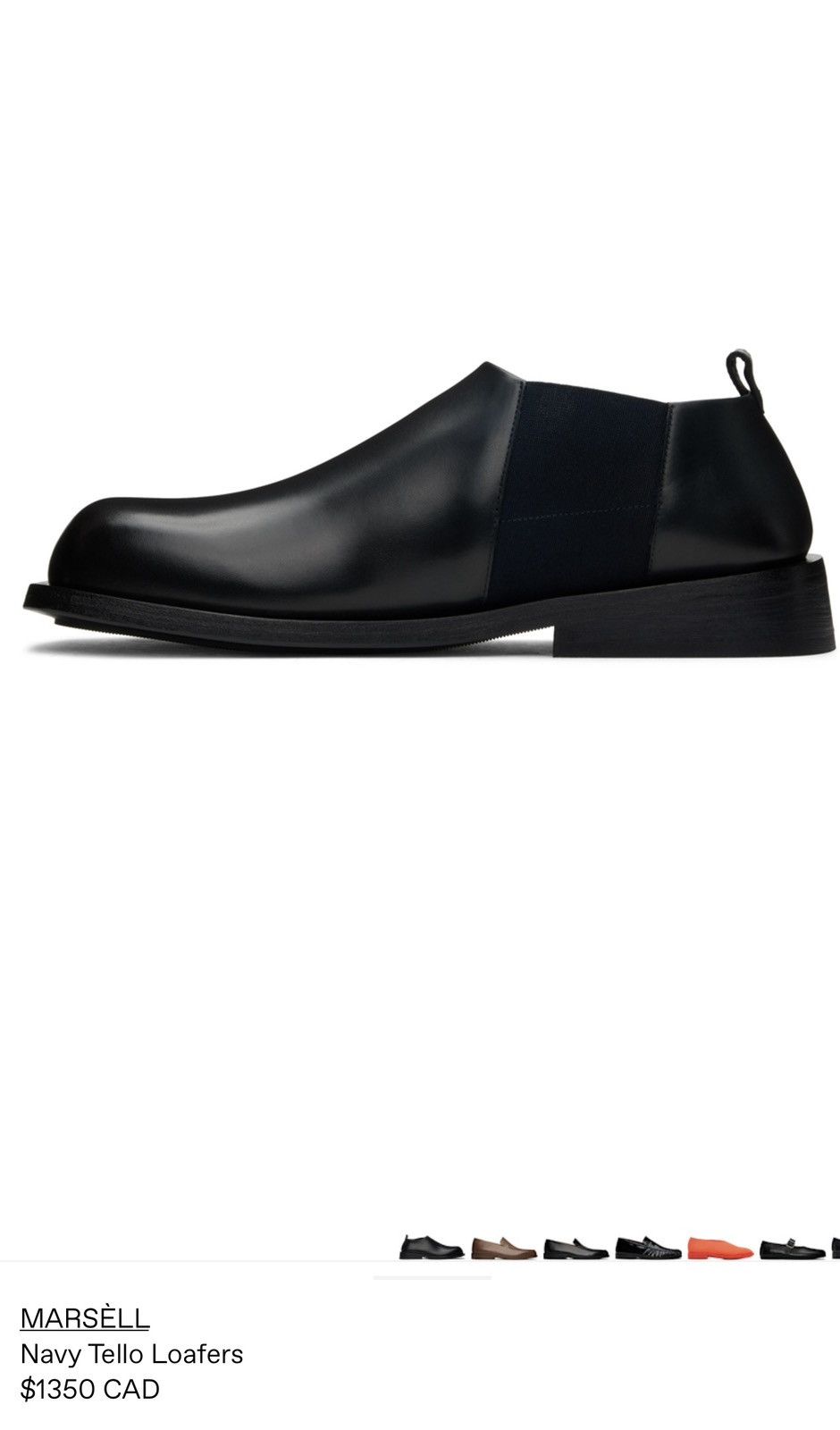 Marsell MARSÈLL Navy Tello Loafers Size 42 Size US 9 / EU 42 - 3 Thumbnail