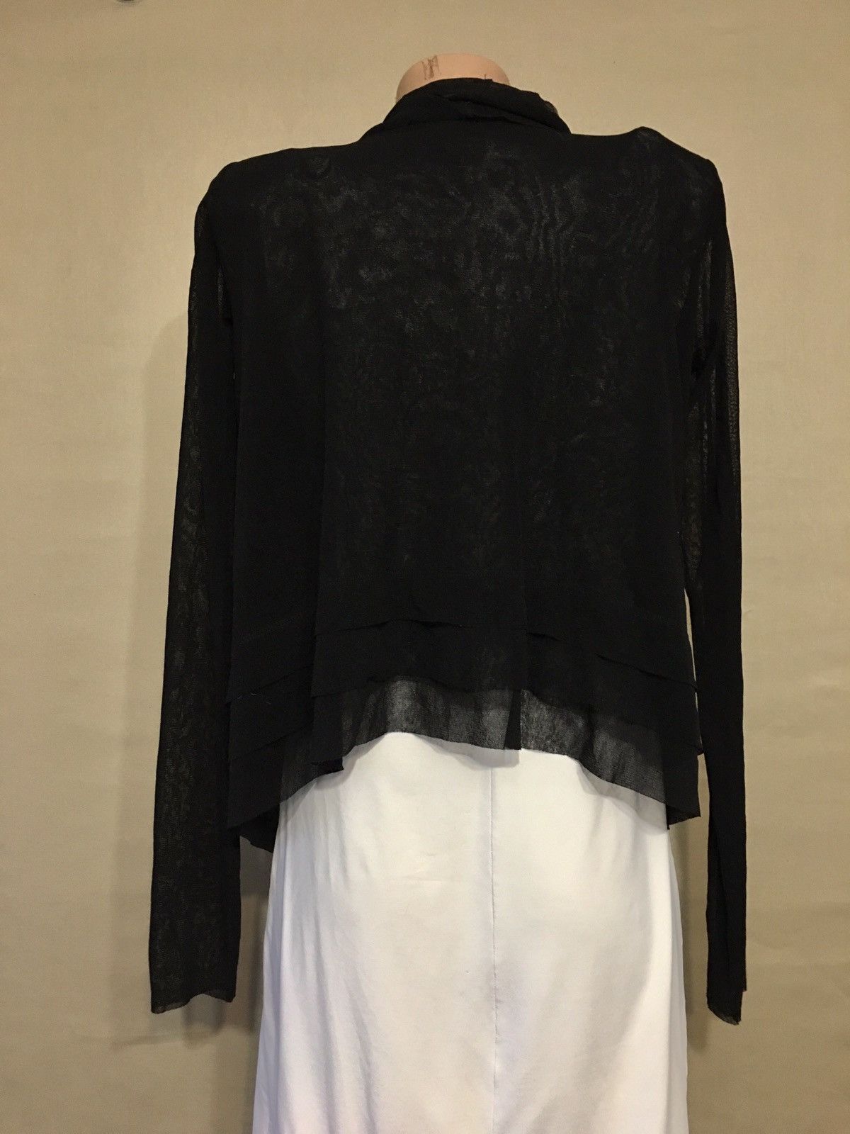 FUZZI × Jean Paul Gaultier Fuzzi Jean Paul Gaultier Black Nylon Blouse Size S Size S / US 4 / IT 40 - 4 Thumbnail