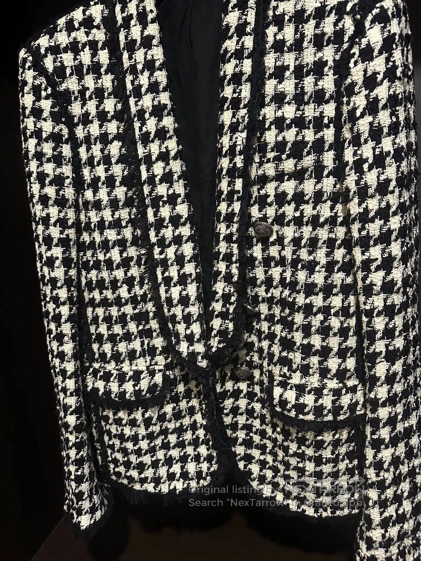 Balmain Balmain Houndstooth Blazer Size 48. Size L / US 10 / IT 46 - 3 Thumbnail