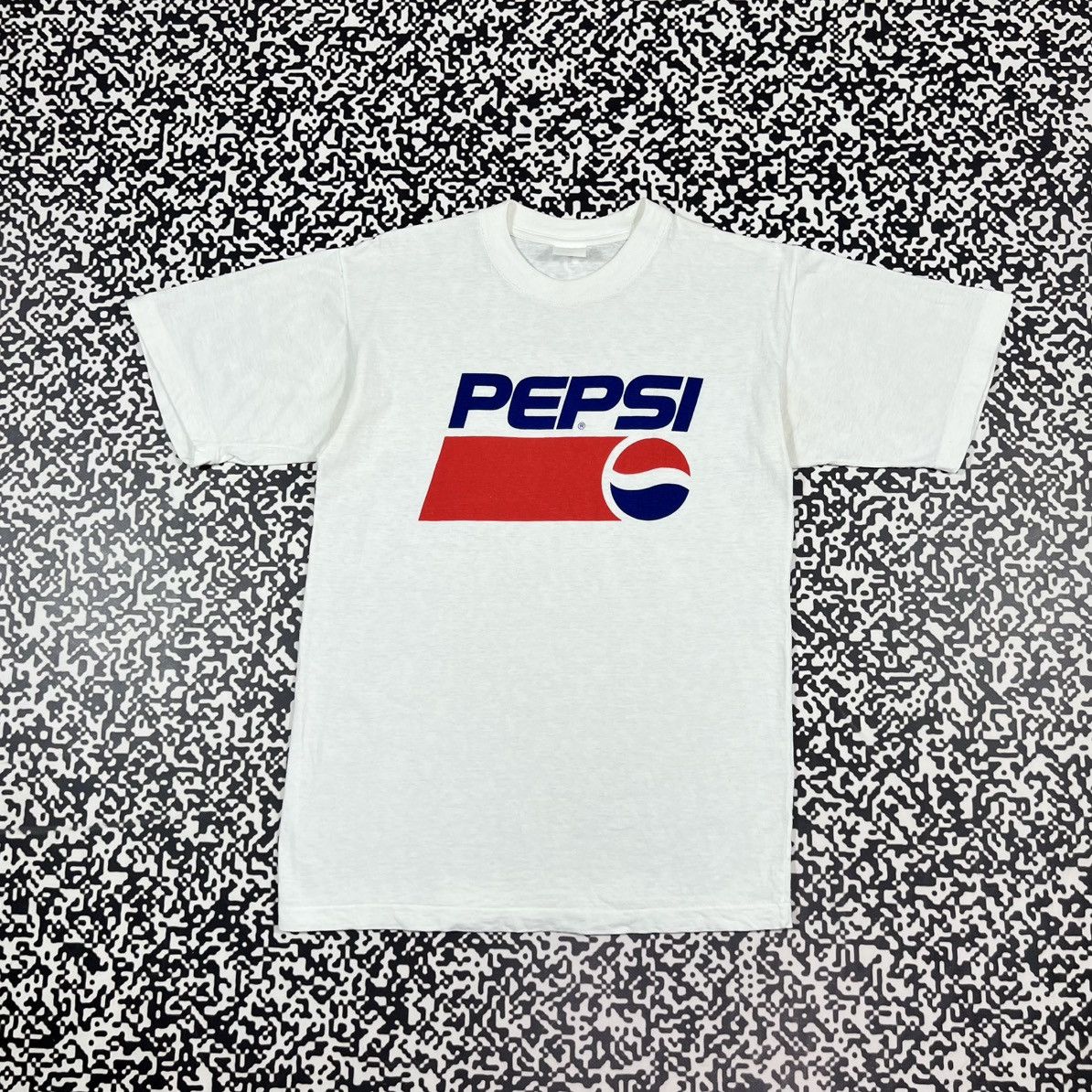 Pepsi Vintage 90s Pepsi Singe Stitch Big Logo Retro Style T-shirt Size US M / EU 48-50 / 2 - 1 Thumbnail