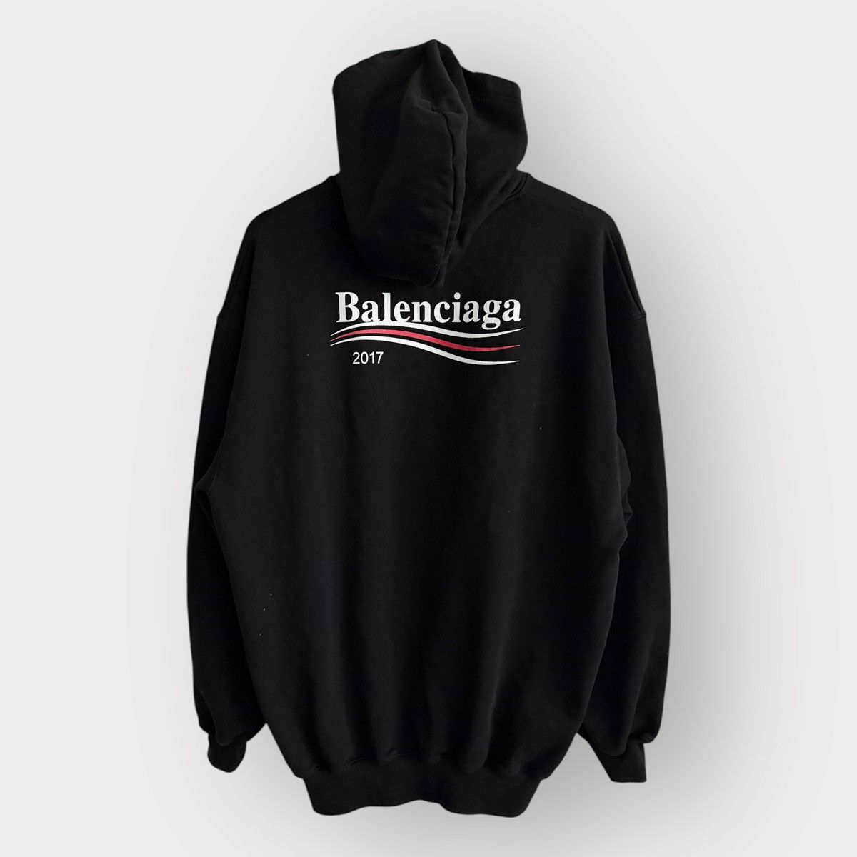 Balenciaga ARCHIVAL! Balenciaga 2017 Logo Hoodie Size US M / EU 48-50 / 2 - 2 Thumbnail