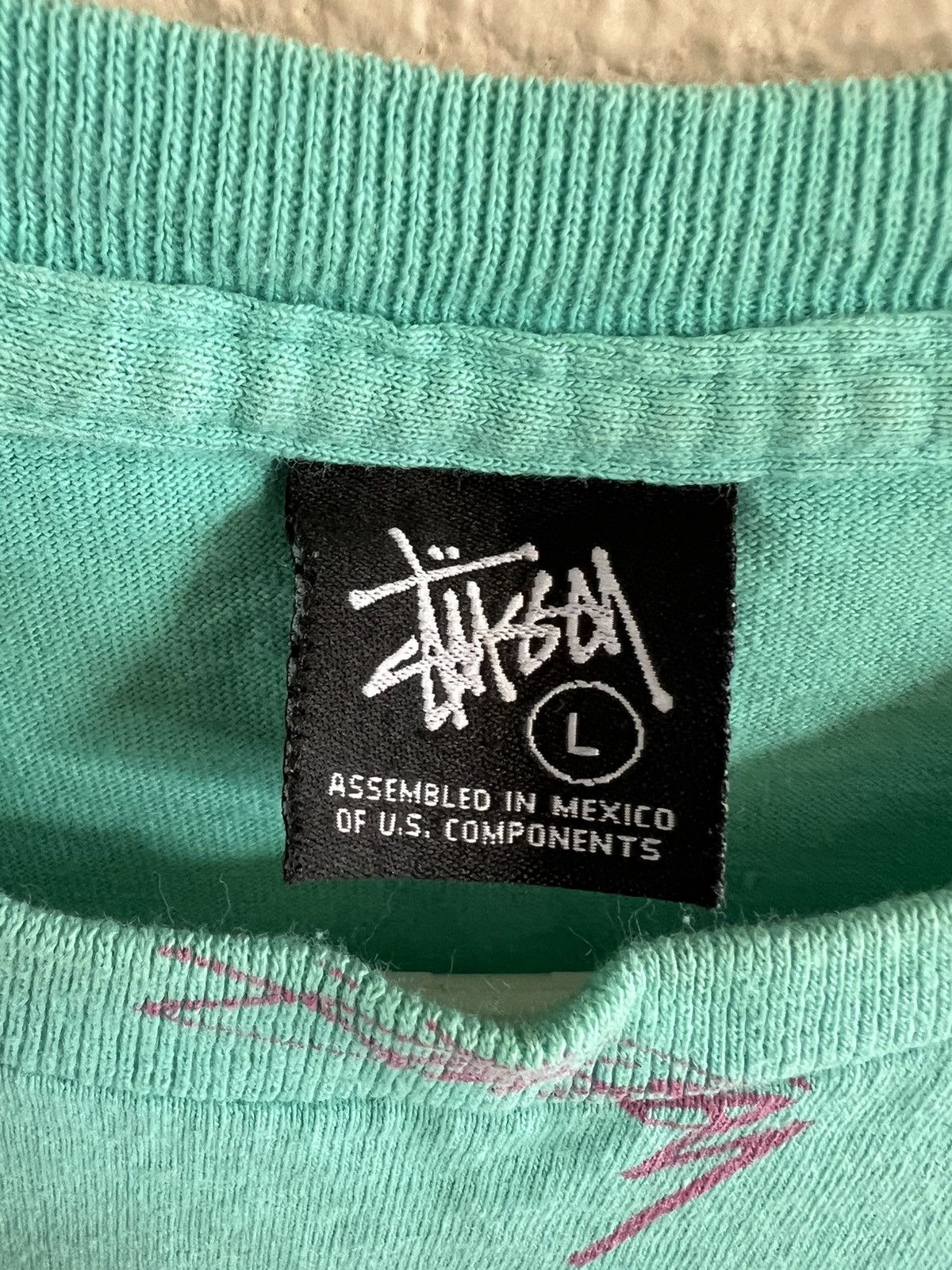 Stussy × Vintage Stussy tribe old school t shirt Size US L / EU 52-54 / 3 - 3 Thumbnail