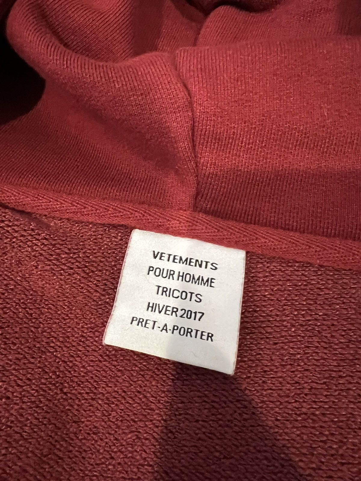 Vetements AW16 “May The Bridges I Burn Light The Way” Zip-Up Hoodie Size US S / EU 44-46 / 1 - 5 Thumbnail