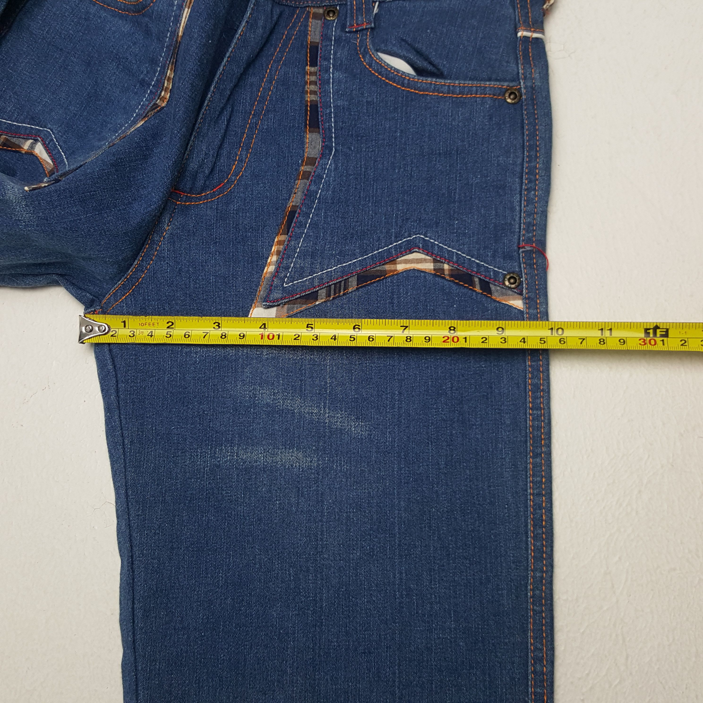Designer × Japanese Brand × Vintage Vintage XYZ Guaranteed Skull Denim Jeans Size US 26 / EU 42 - 9 Thumbnail