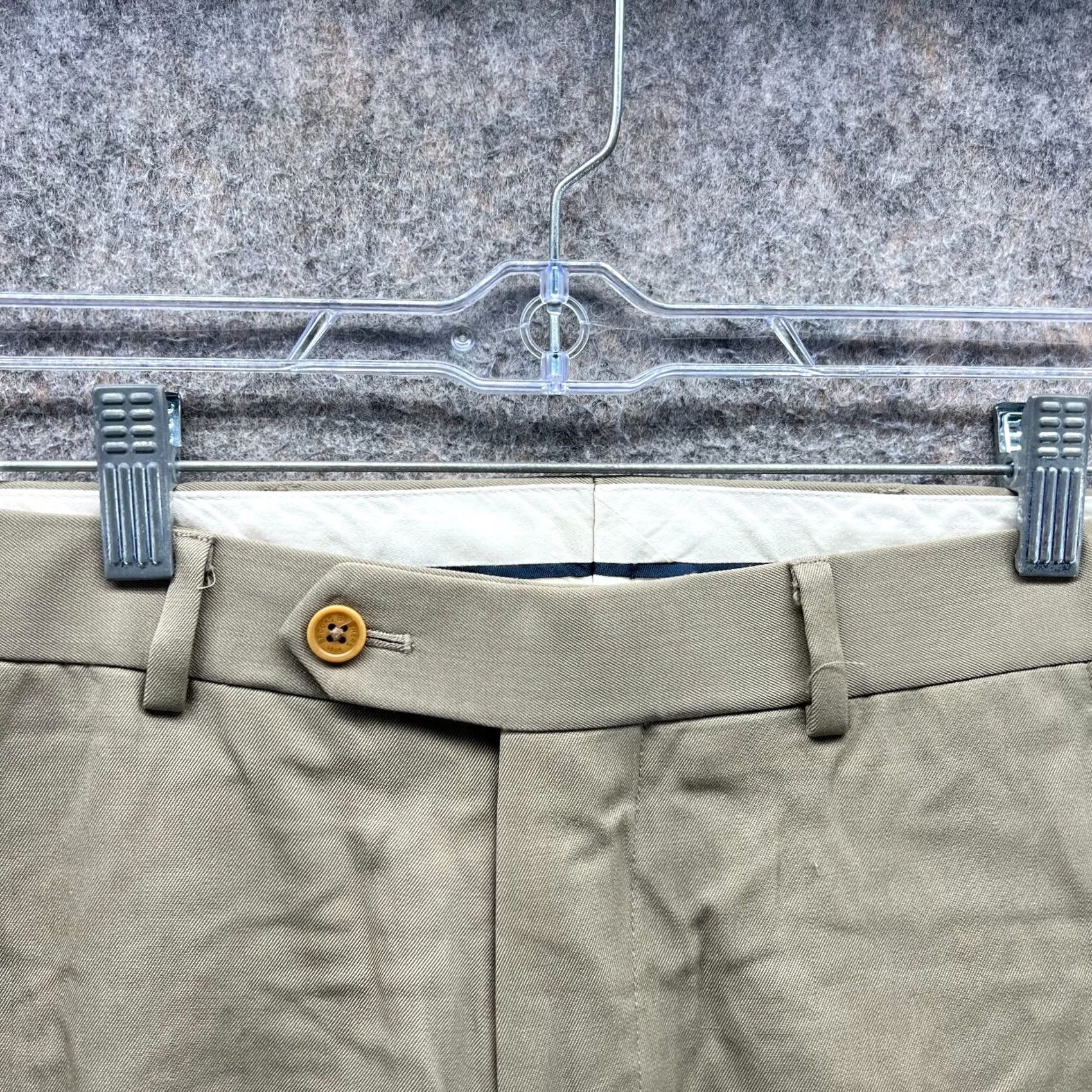 Brooks Brothers VINTAGE Brooks Brothers Pants Men 32x32 Beige Chino Pleated Trousers Regent Size US 32 / EU 48 - 7 Thumbnail