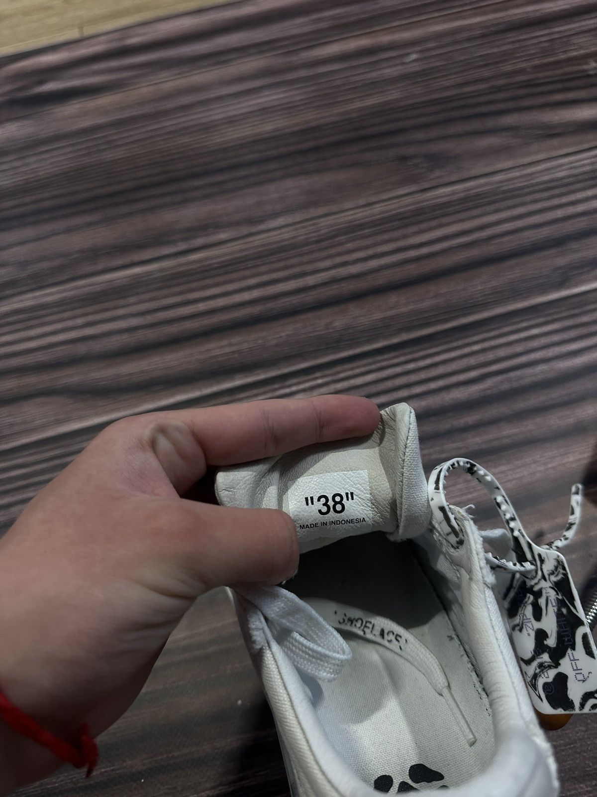 Off-White × Vintage Vintage Off-white liw vulcanized eco canvas sneakers Y2K Size US 7.5 / EU 40-41 - 11 Thumbnail