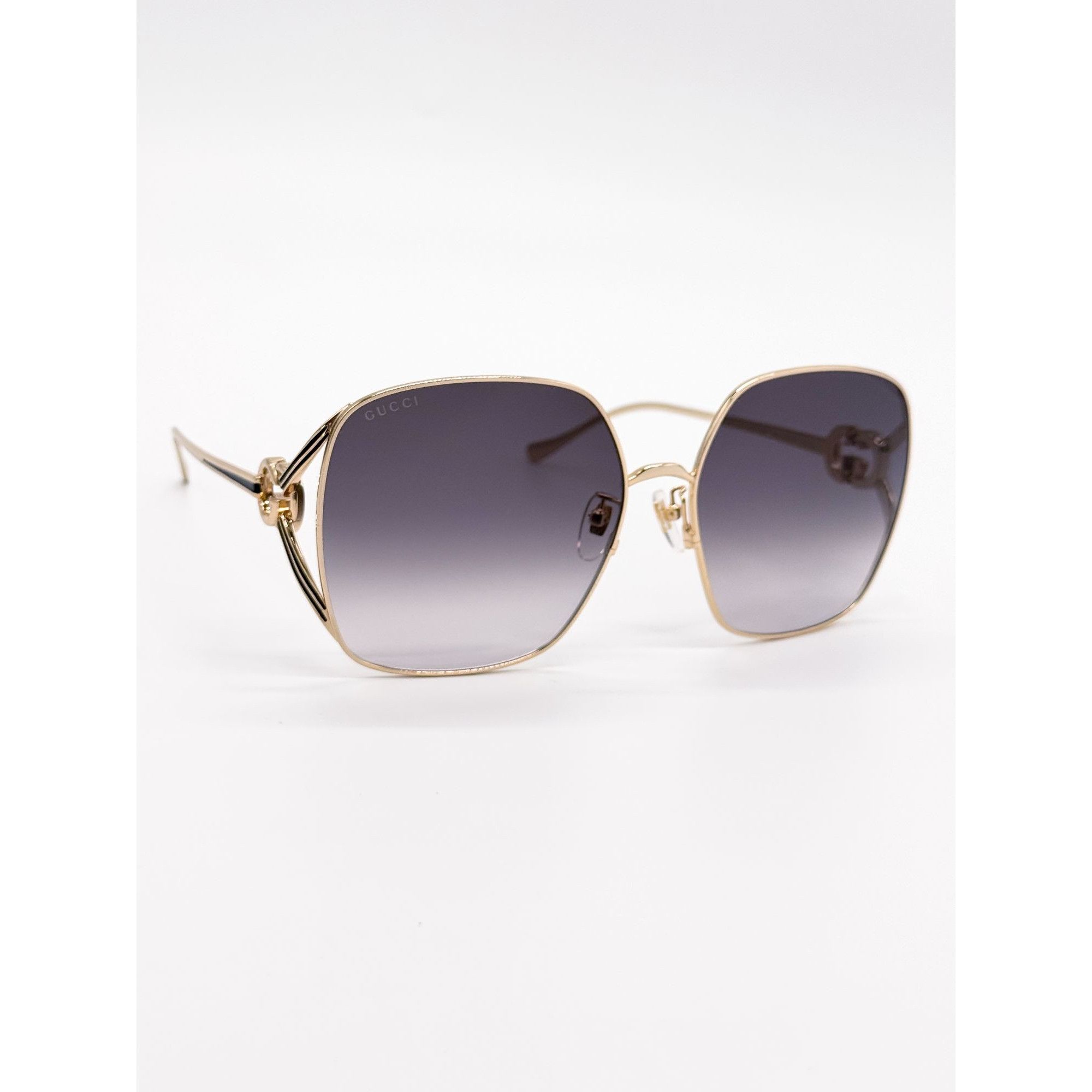 Gucci NEW GUCCI SUNGLASSES GG1323S 001 GOLD/GRAY OVERSIZED WOMEN Size ONE SIZE - 4 Thumbnail