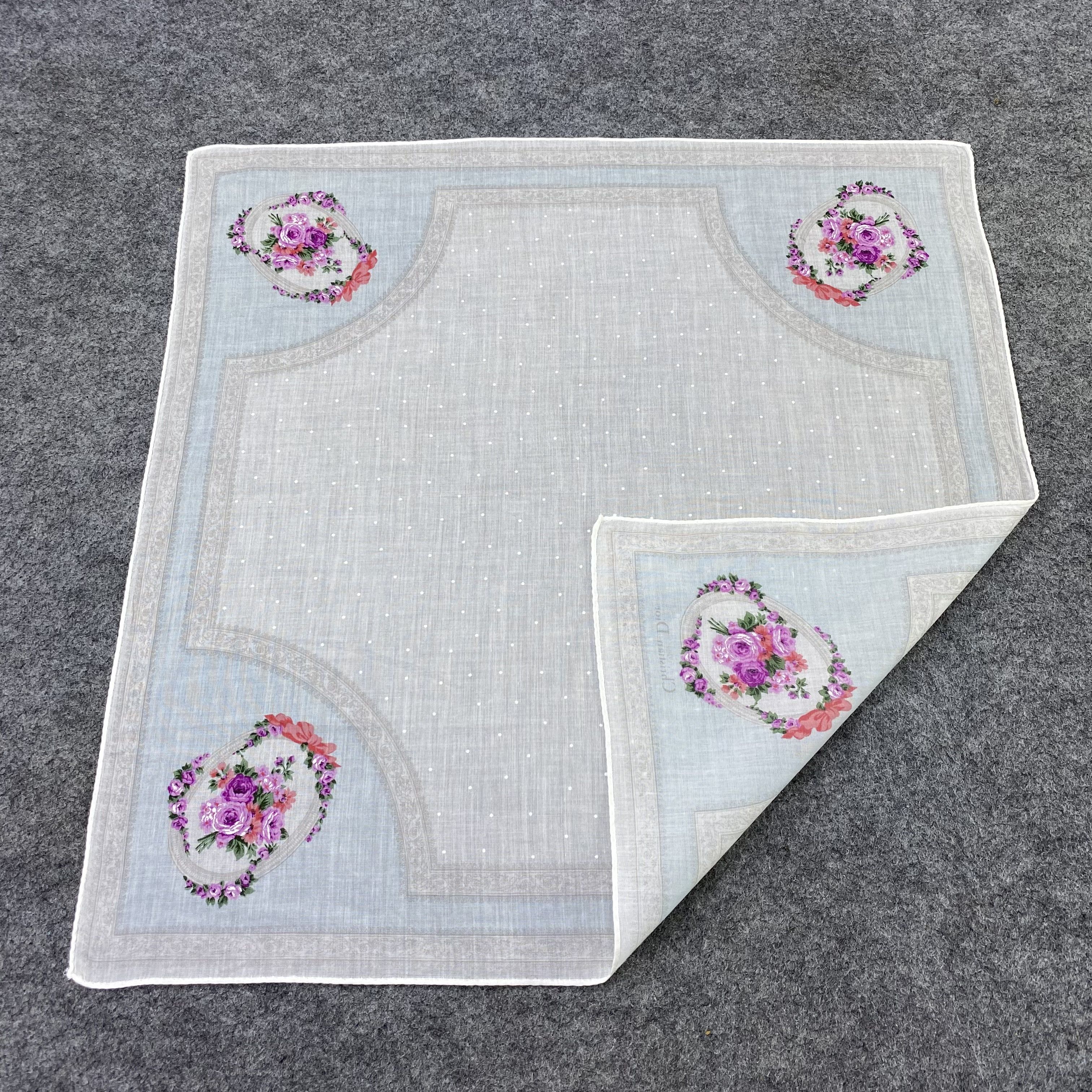 Designer Christian Dior Handkerchief / Bandana / Neckerchief-B1539 Size ONE SIZE - 5 Thumbnail