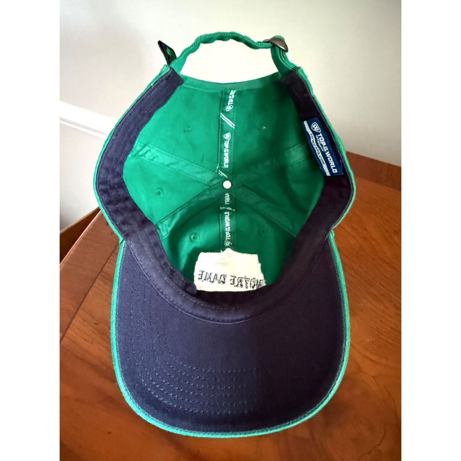 Top Of The World Notre Dame Fighting Irish Official Strapback Green Hat Cap Top Of The World Size US M / EU 48-50 / 2 - 4 Thumbnail