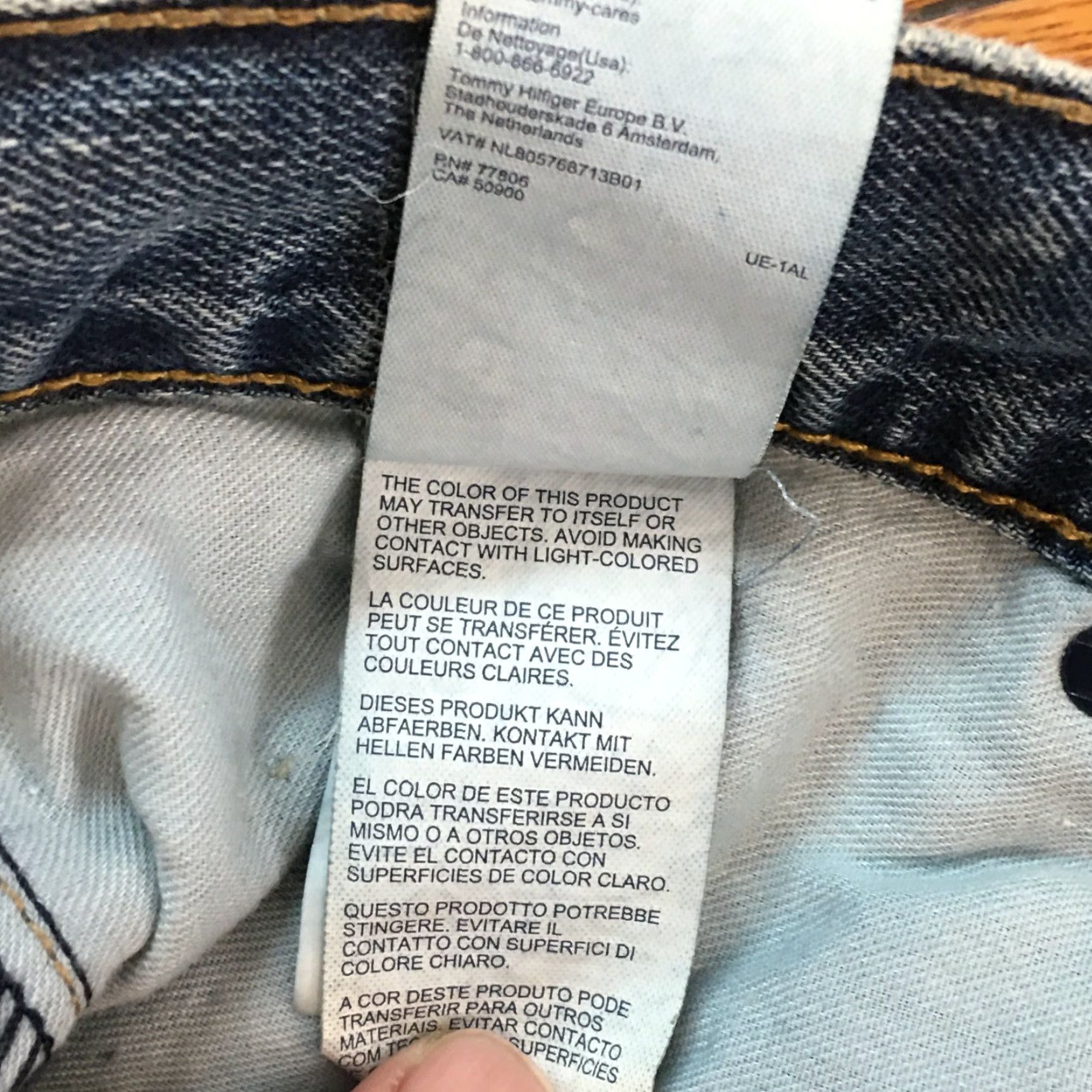 Tommy Hilfiger Tommy Hilfiger Men's Casual Straight Leg Jeans Blue 34x32 Regular Fit Size US 36 / EU 52 - 5 Thumbnail