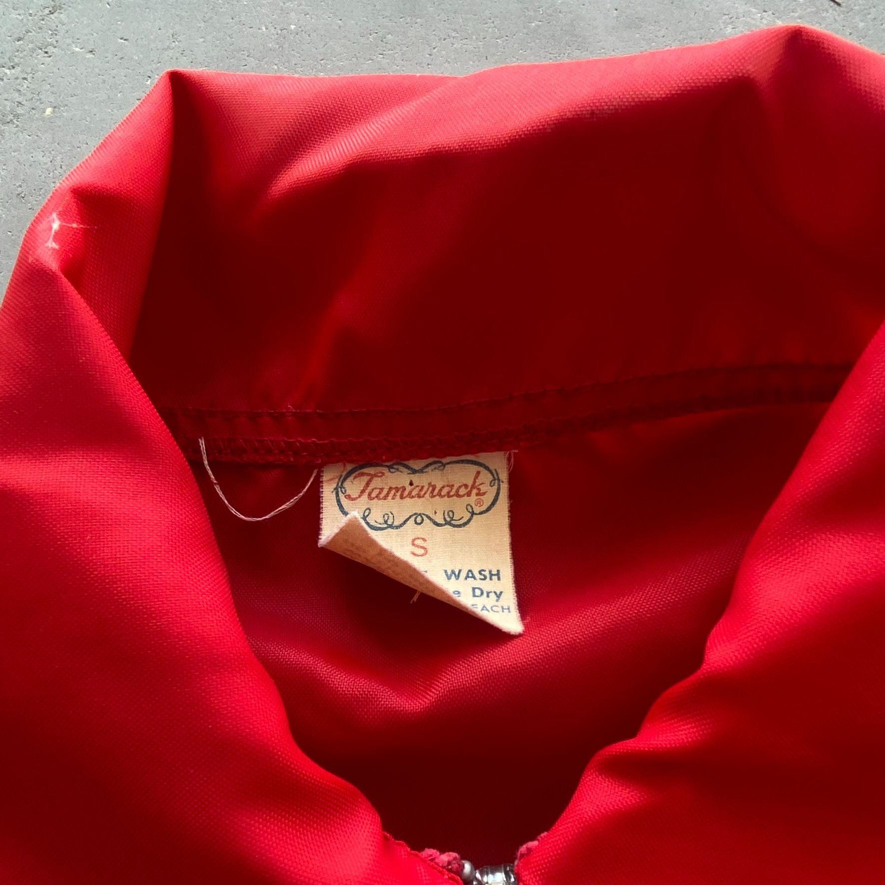 Vintage Vintage 70s Red Windbreaker Full Zip Light Jacket Size US S / EU 44-46 / 1 - 3 Thumbnail