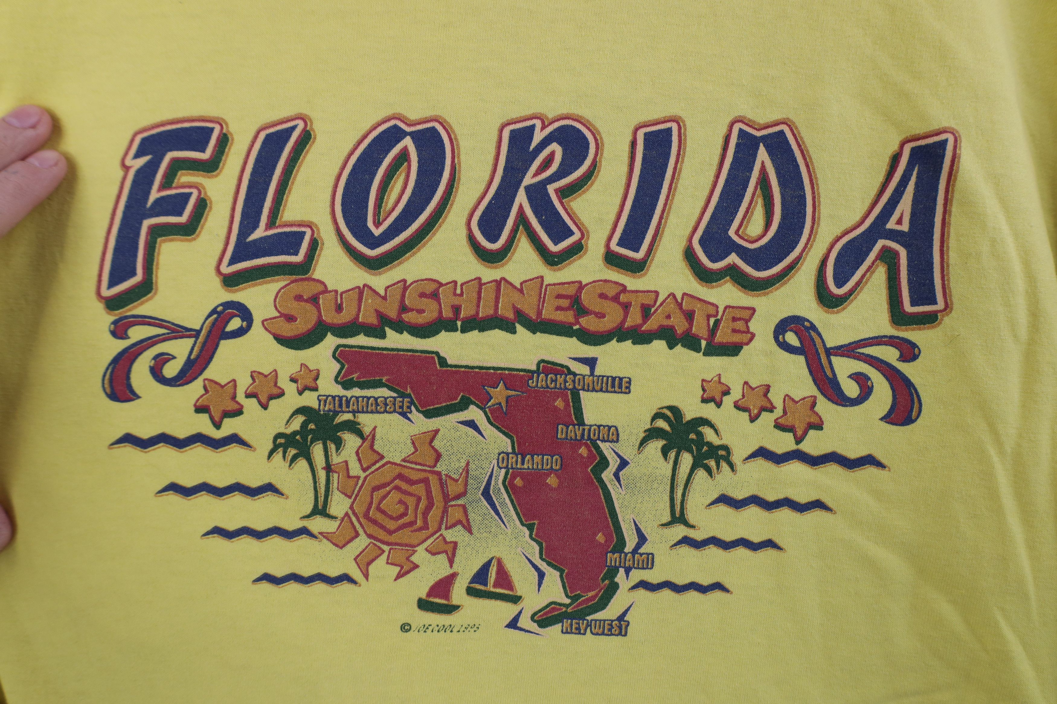 Vintage Vintage 90s Florida Sunshine State Short Sleeve T-Shirt Size US XL / EU 56 / 4 - 4 Thumbnail