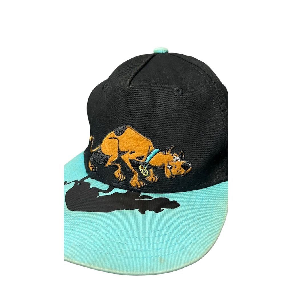 Cartoon Network Y2K Flatbill Scooby-Doo Black and Teal Cap Size ONE SIZE - 4 Thumbnail