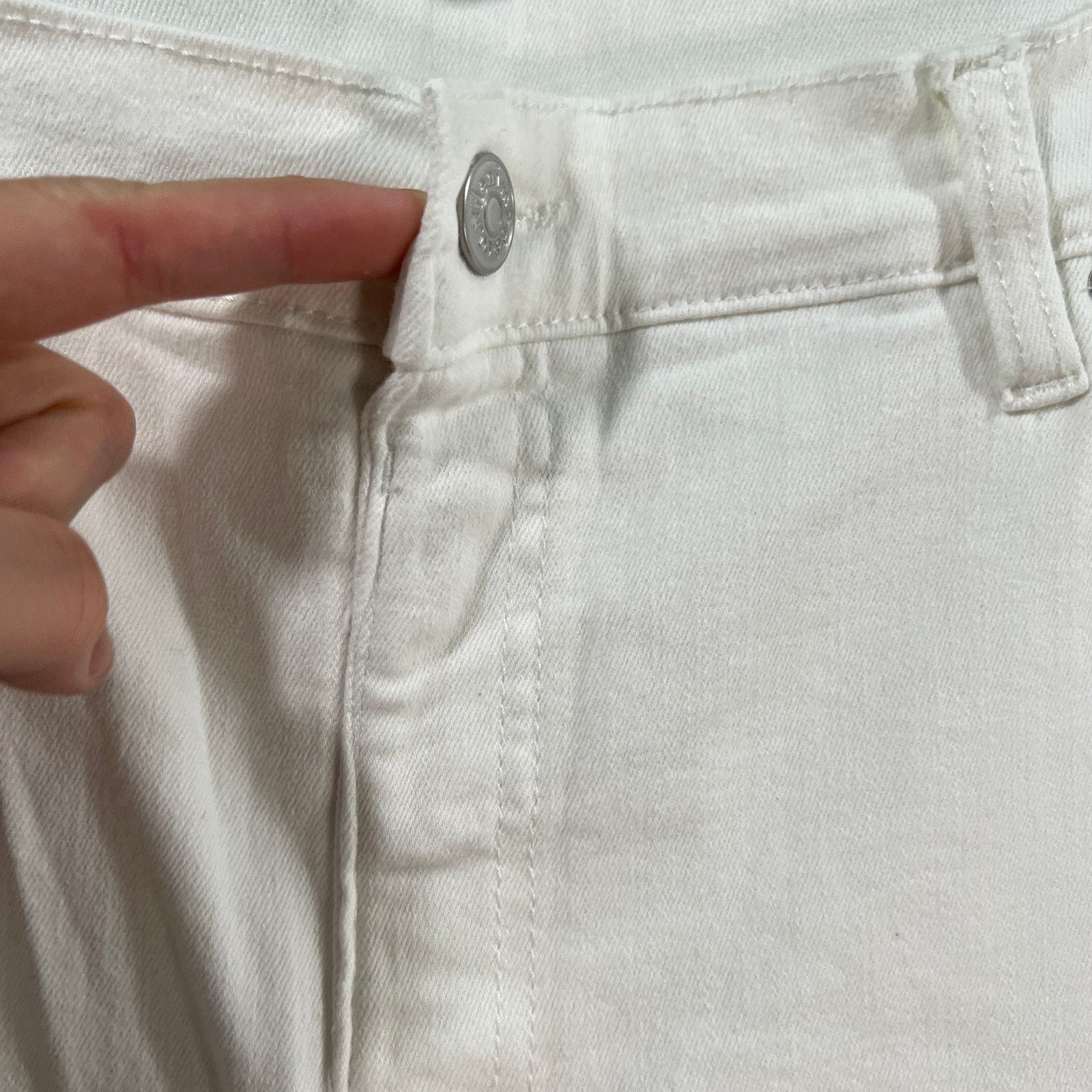Other Denim & Co. Easy Stretch Denim Cropped Wide Leg Jeans Size 42" / US 20 - 11 Thumbnail