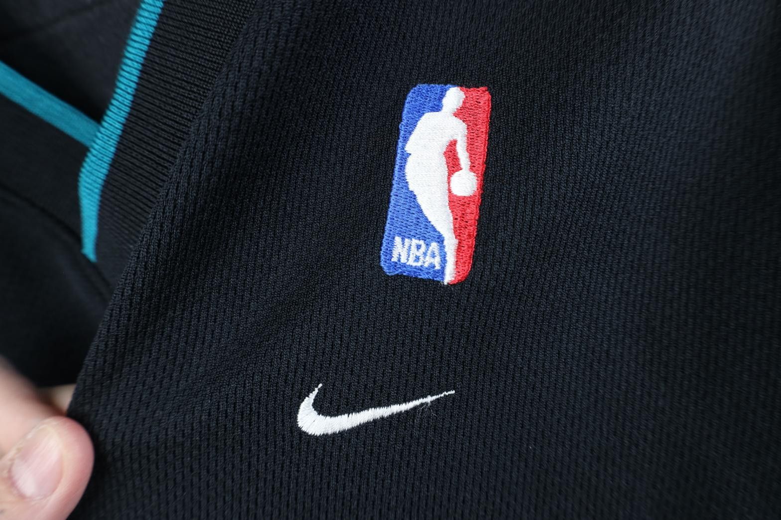 Nike Vintage 90s Nike NBA Basketball Jersey Training Black Teal Size US XXL / EU 58 / 5 - 4 Thumbnail