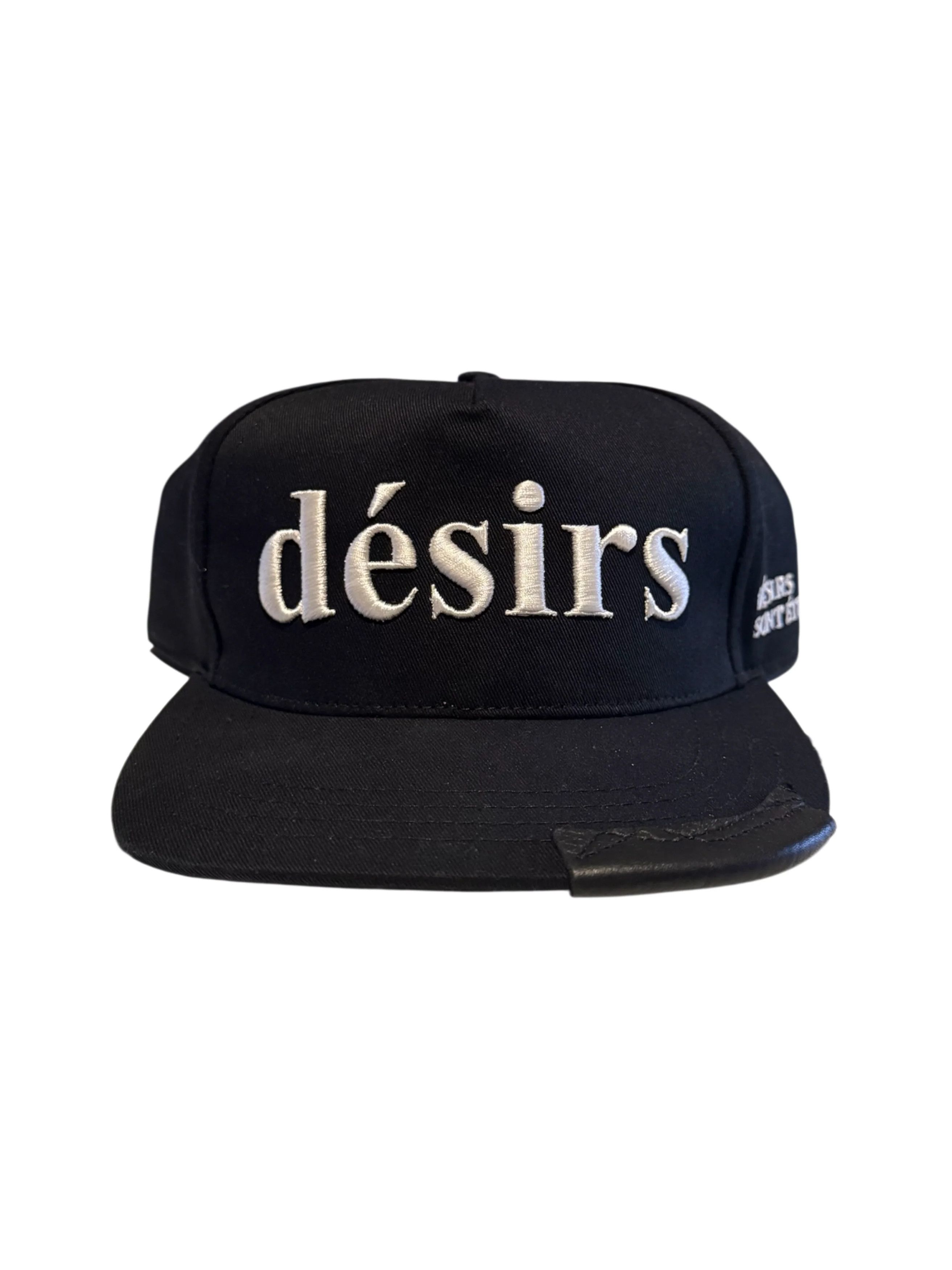 Bottega Desires Matiere de Desirs Leather Patch Logo Black Hat Size ONE SIZE - 1 Preview