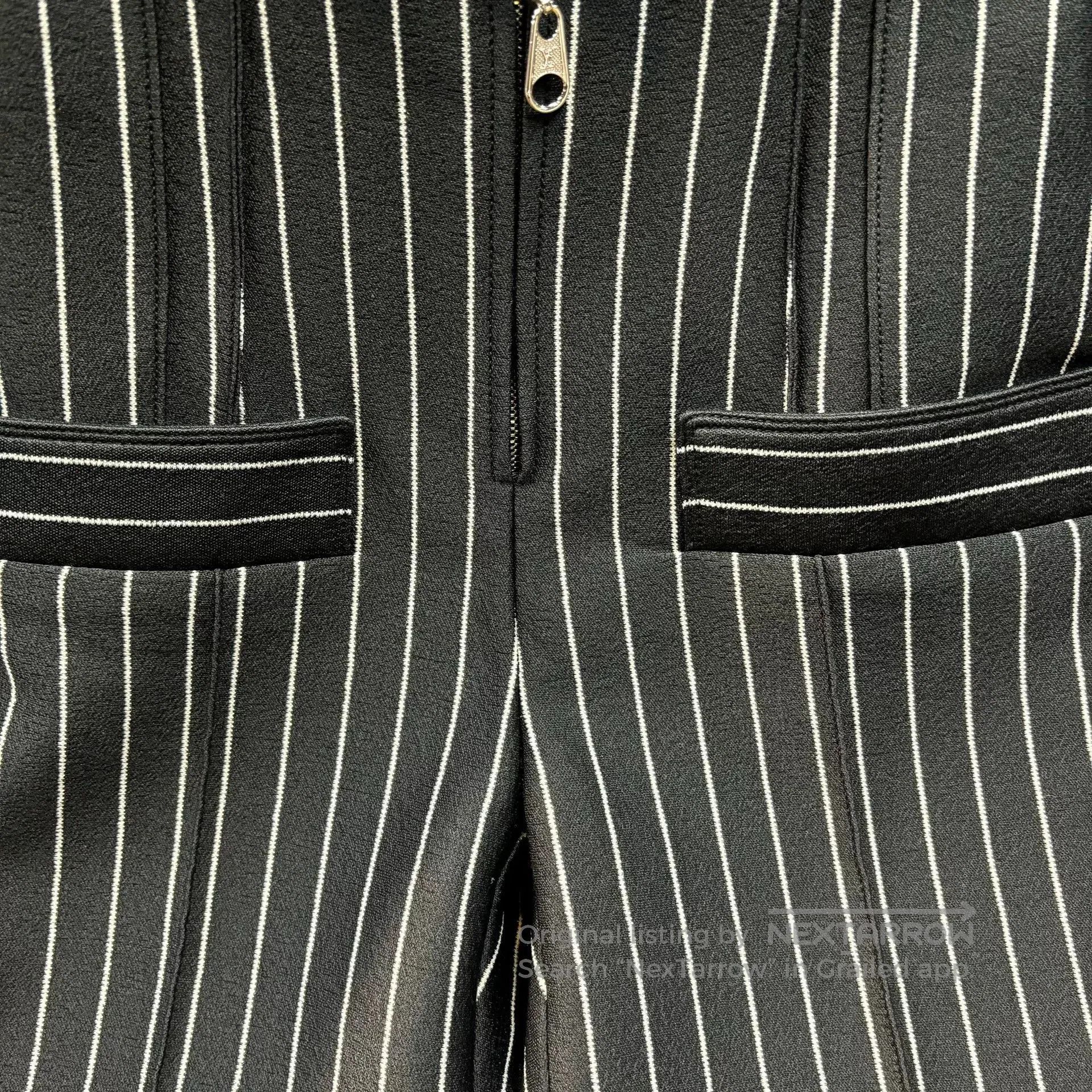 Louis Vuitton Louis Vuitton Runway Striped Wide. Size 33" - 3 Thumbnail