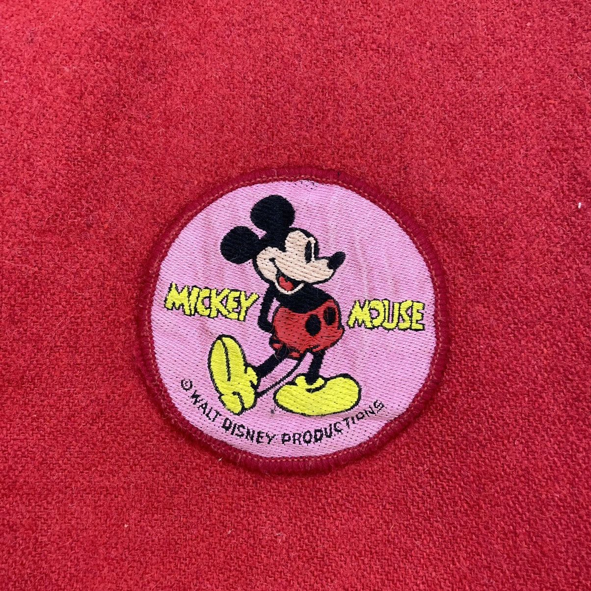 Japanese Brand × Vintage Mickey Mouse Varsity Bomber Jacket Size M / US 6-8 / IT 42-44 - 4 Thumbnail