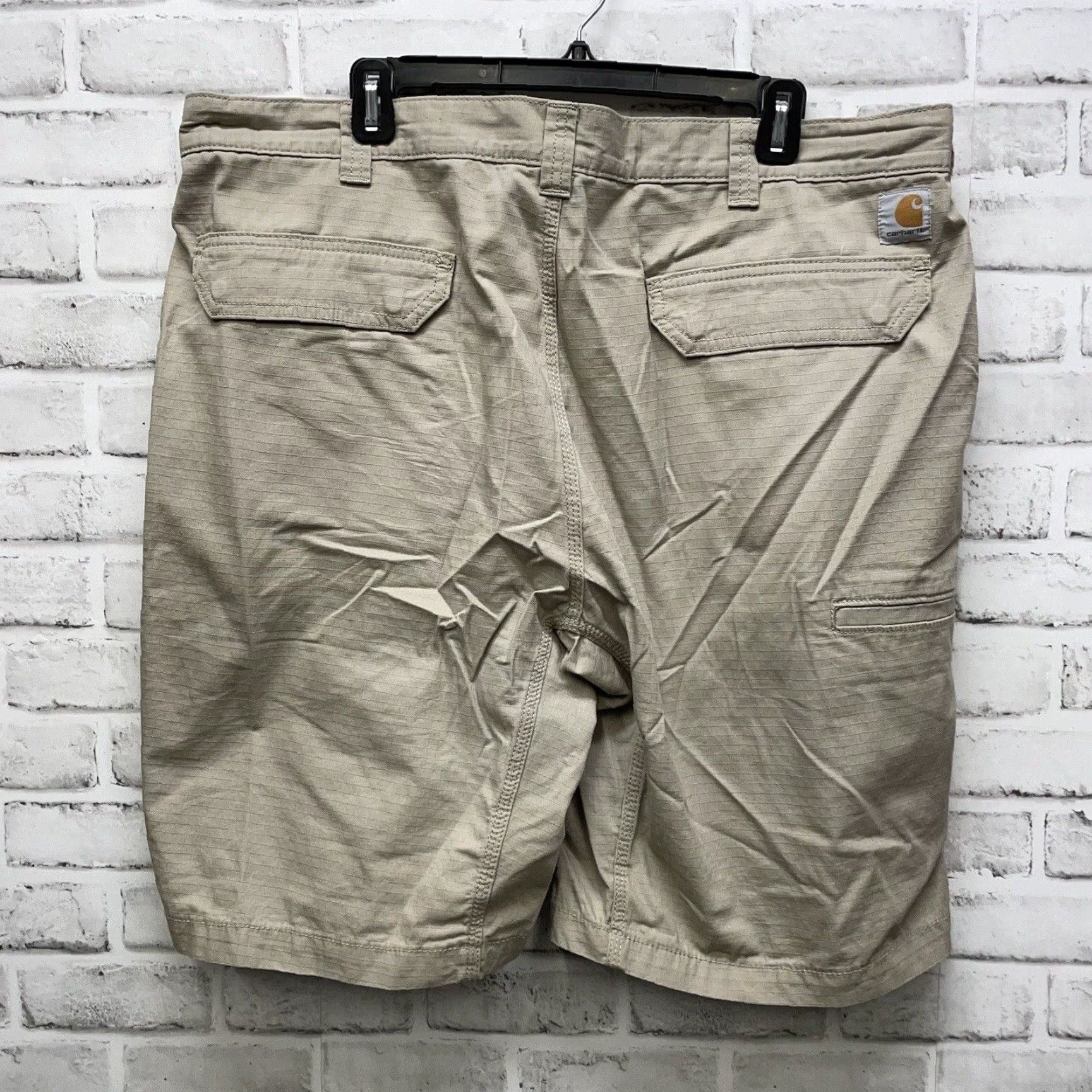 Carhartt Carhartt Relaxed Fit 100% Cotton Casual Shorts Mens Size 40 Beige Cargo Size US 40 / EU 56 - 5 Thumbnail